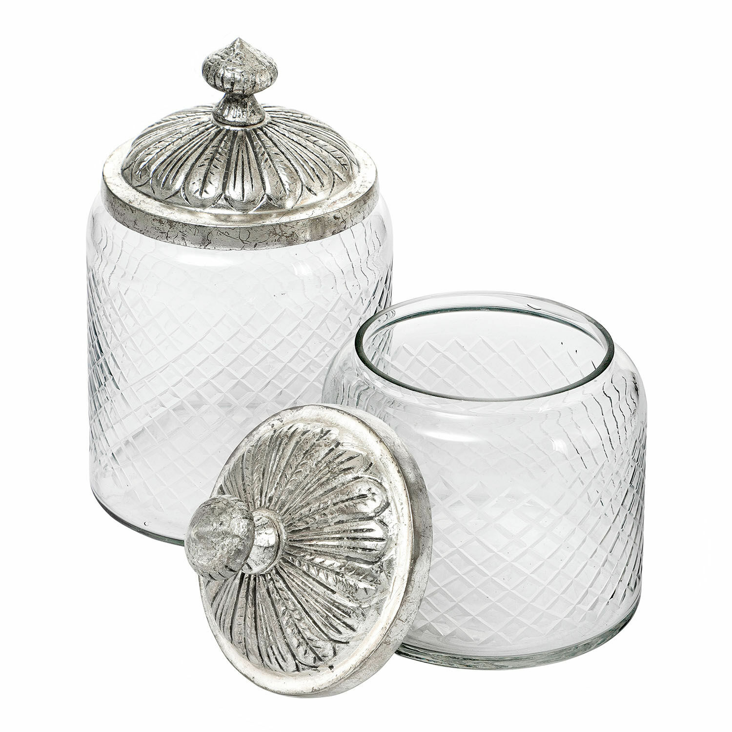 Glasdose 2er Set Antoinette