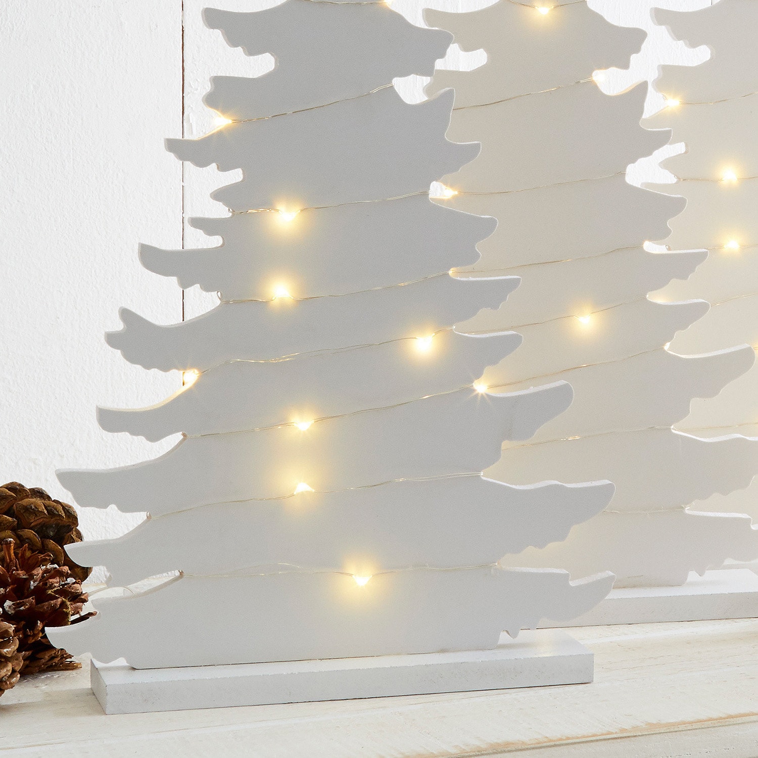 Deko-Baum 4er Set Ljus