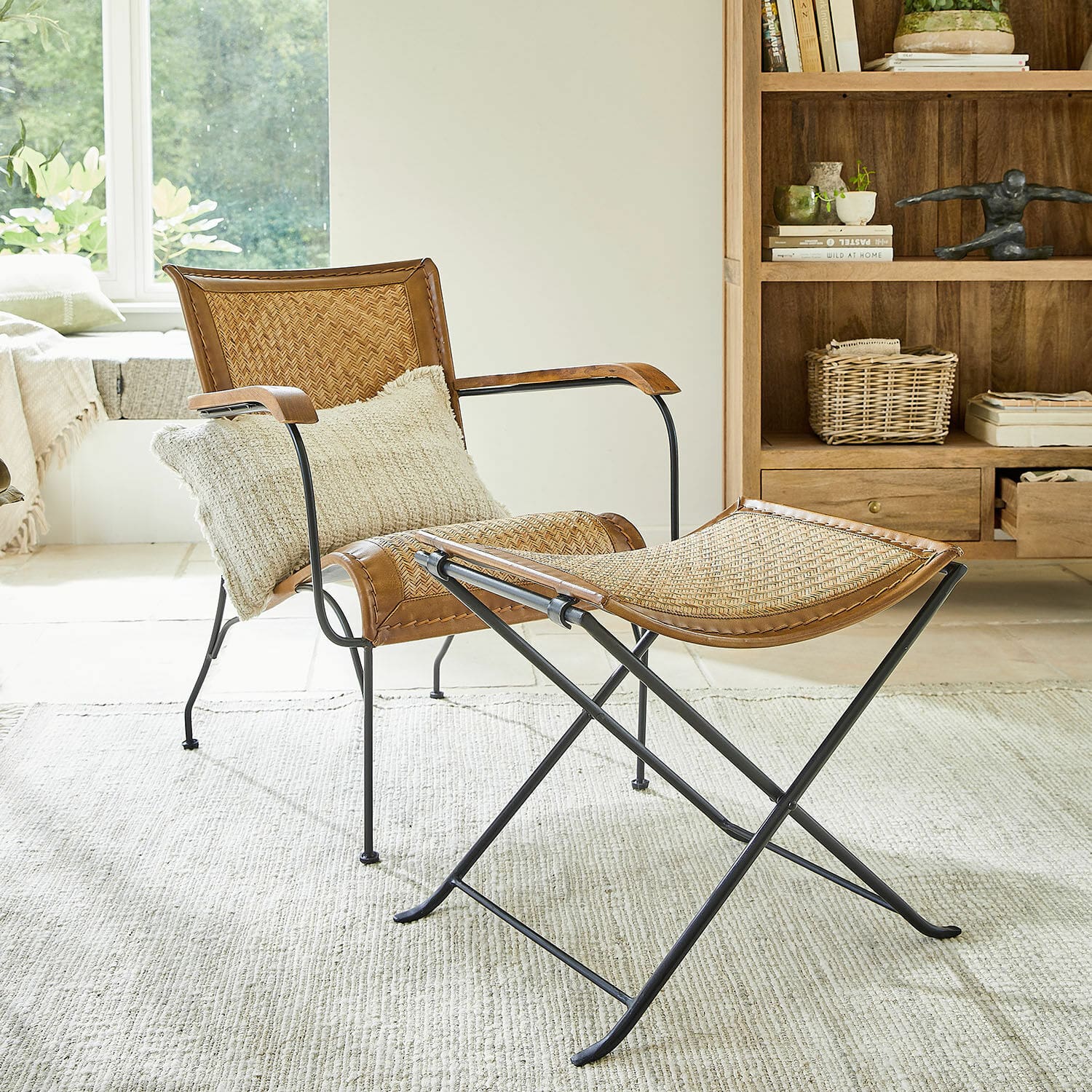 Chaise avec tabouret Dauvron Chaise avec tabouret Dauvron