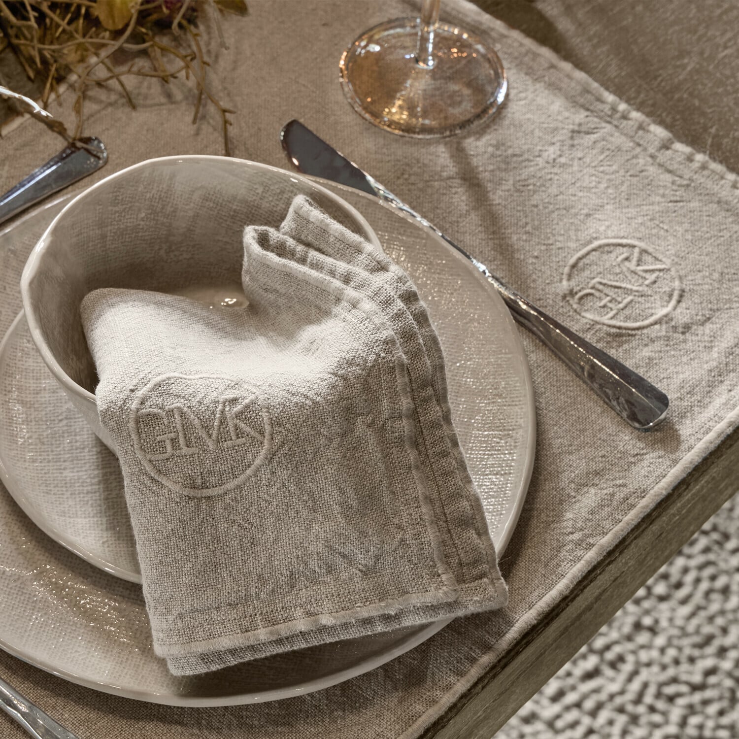 Serviette 4er Set Bloomsdale