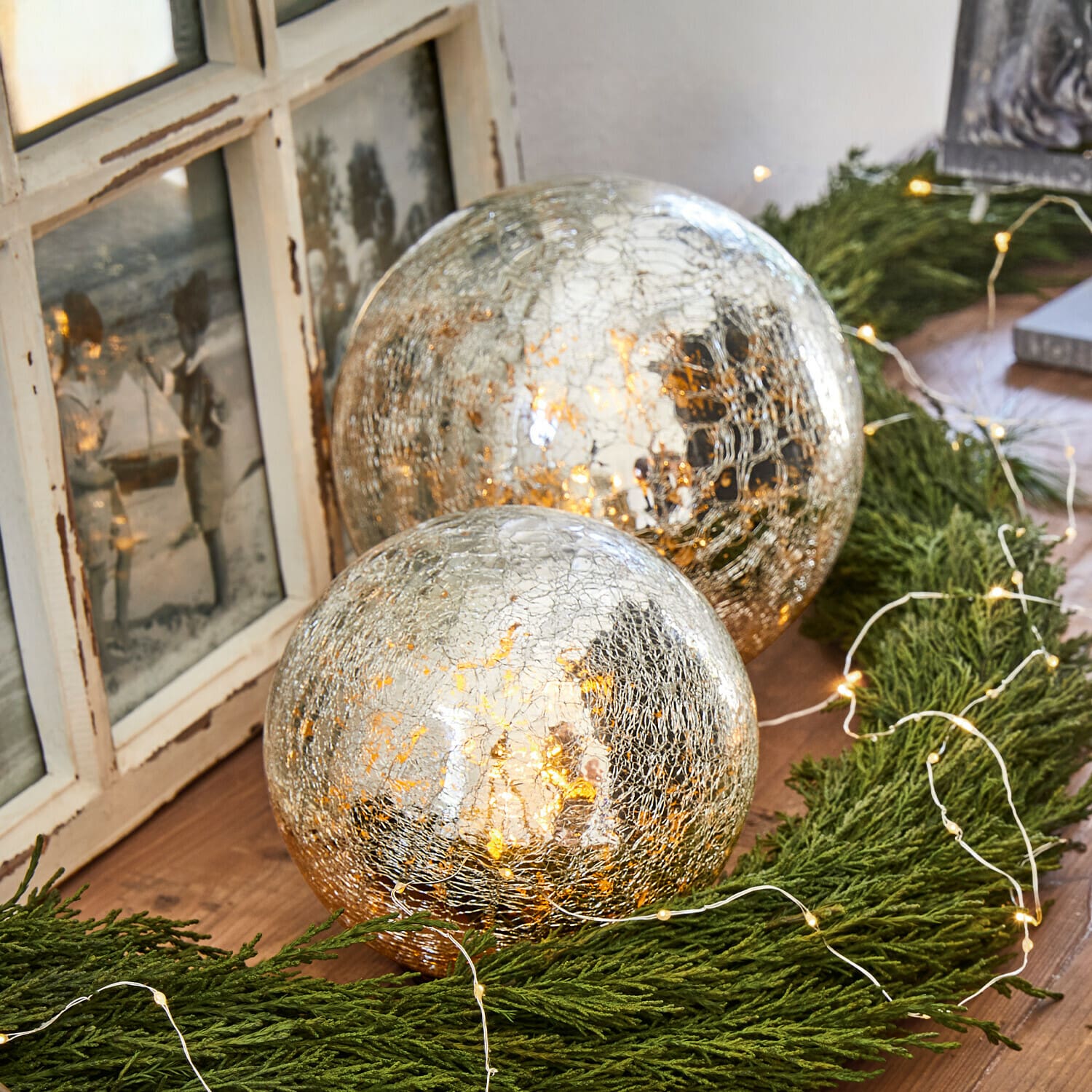 Lot de 2 boules lumineuses Lightballs Lot de 2 boules lumineuses Lightballs