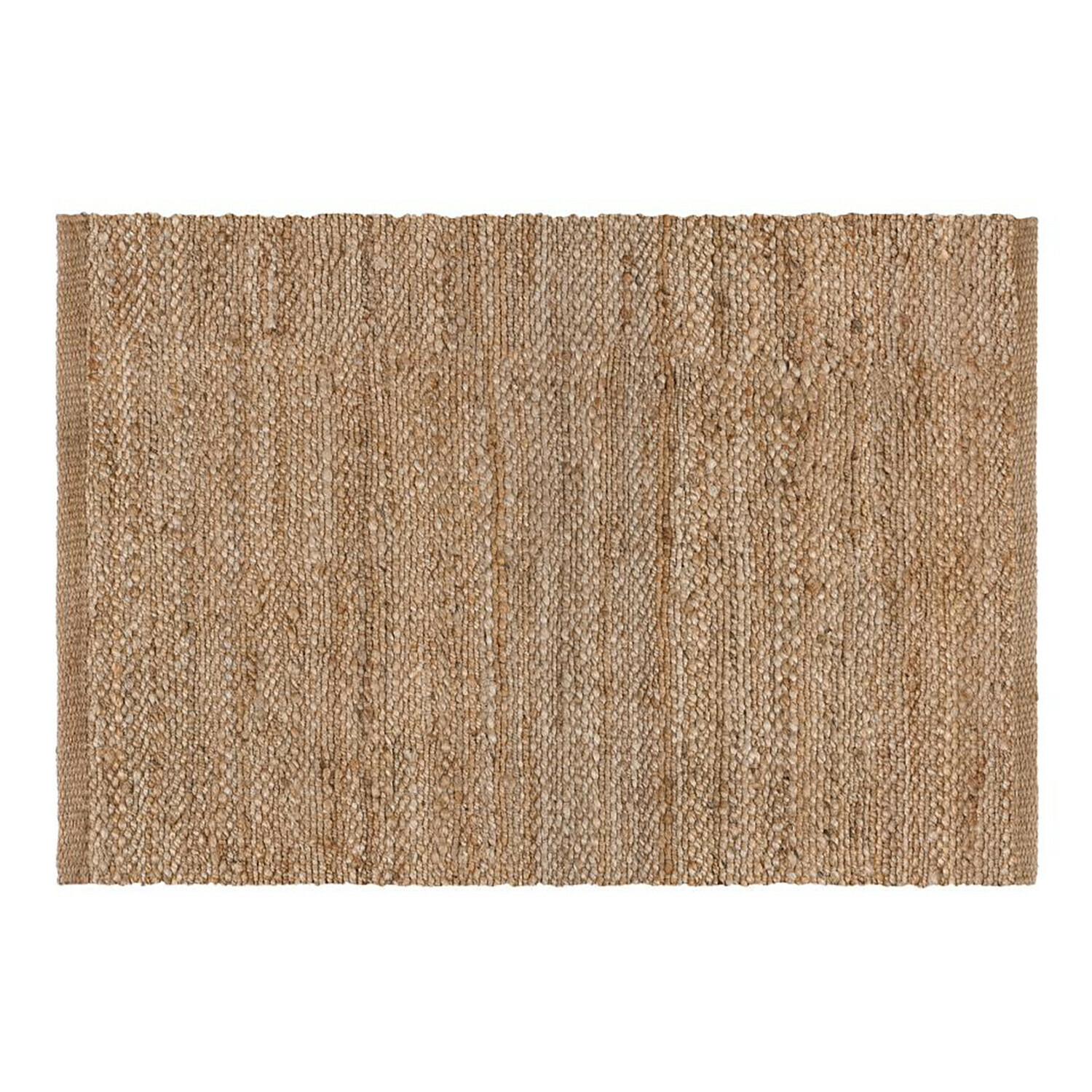 Teppich Abitain Natürlicher Jute-Teppich in Beige mit grober Webstruktur, ideal für nachhaltige Wohnräume