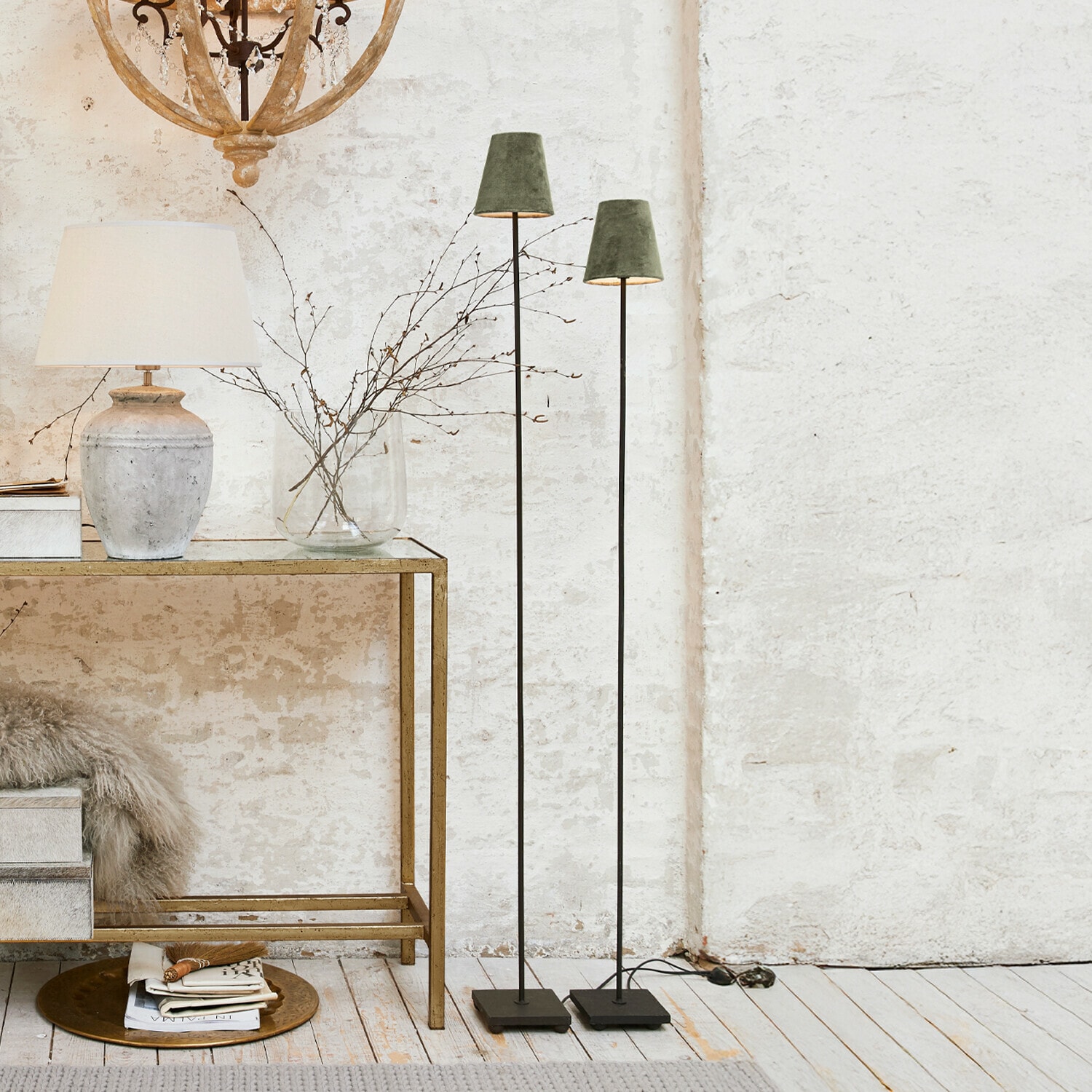 Lot de 2 lampadaires Tacoma Lot de 2 lampadaires Tacoma