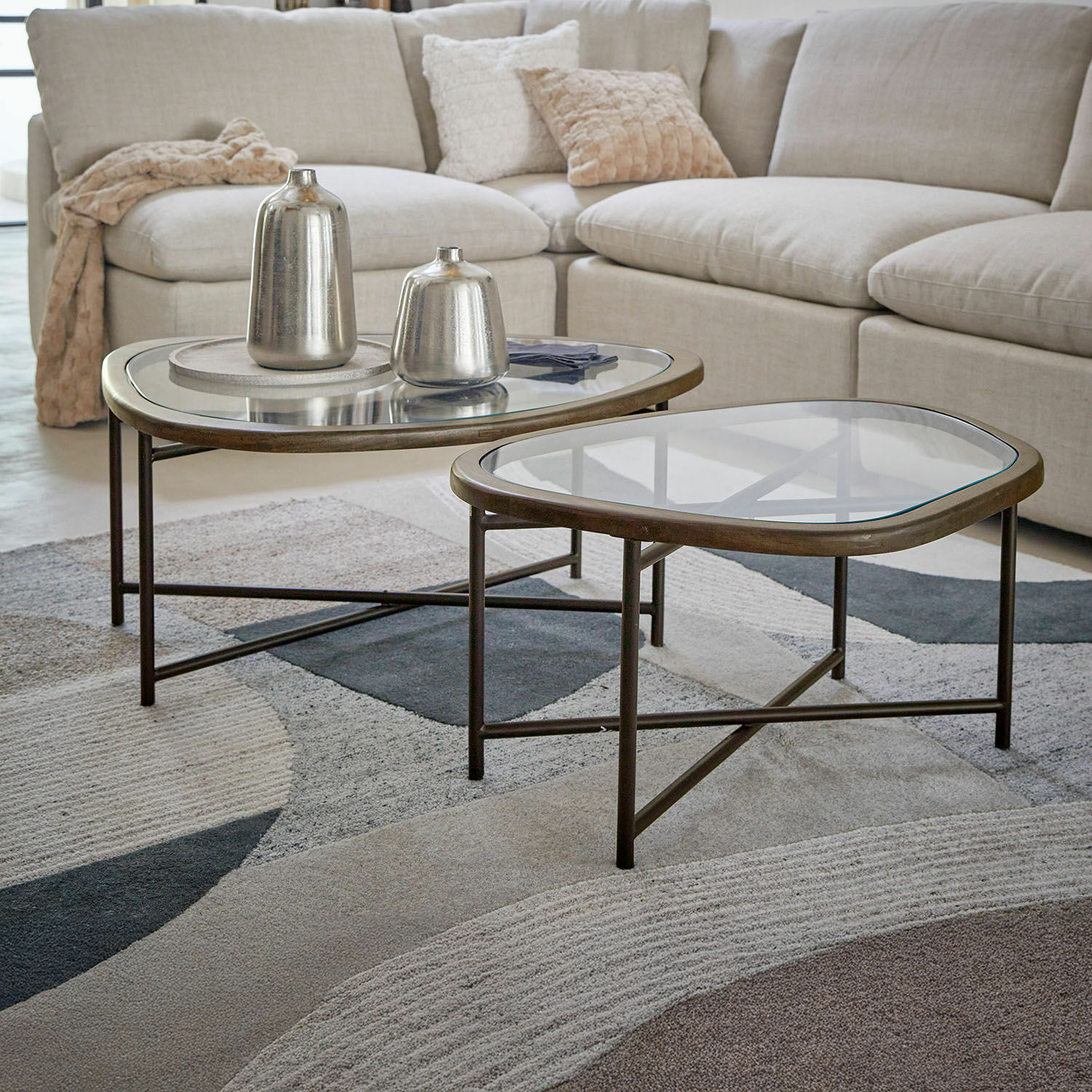 Couchtisch 2er Set Kembria