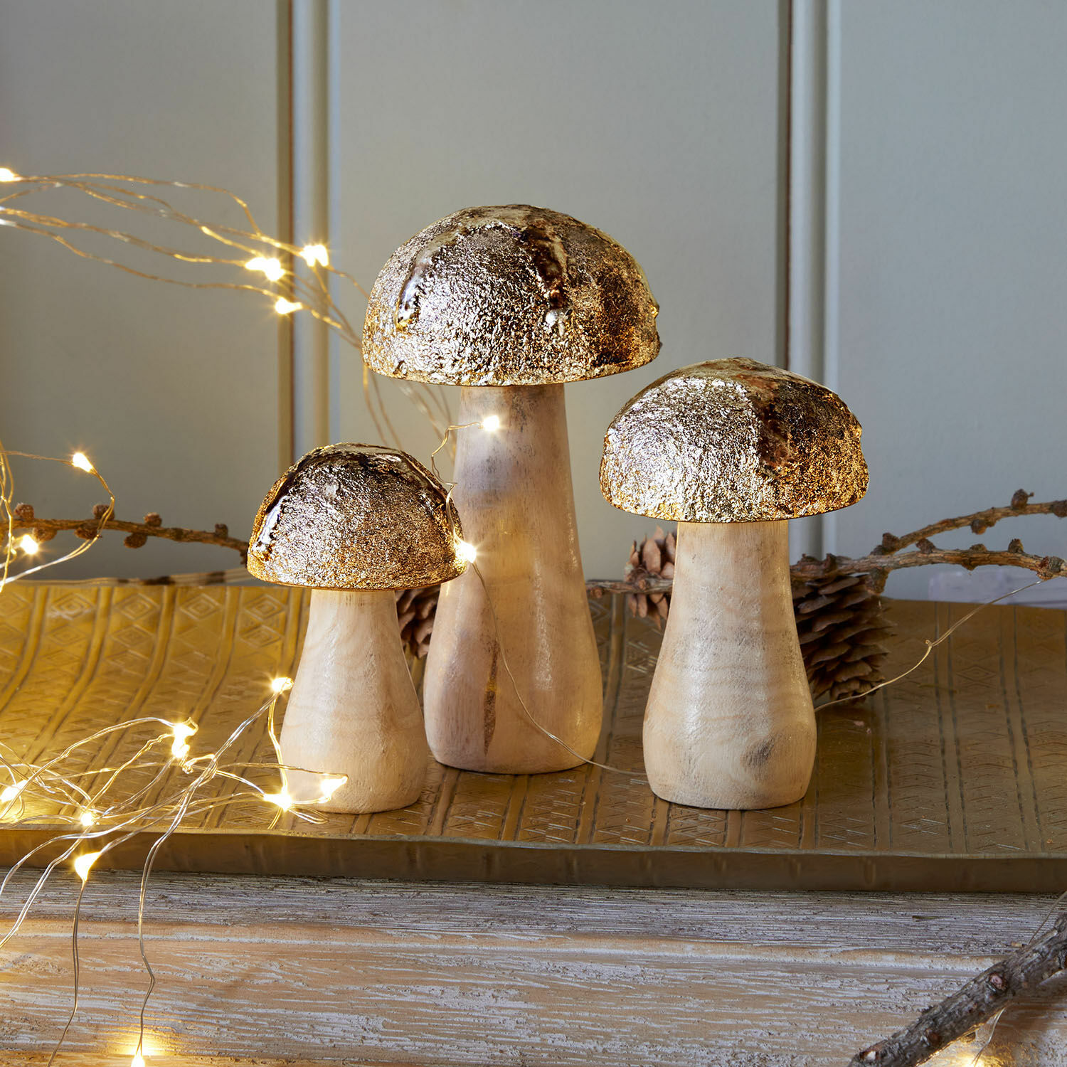 Deko-Pilz 3er Set Myrska Deko-Pilz 3er Set Myrska