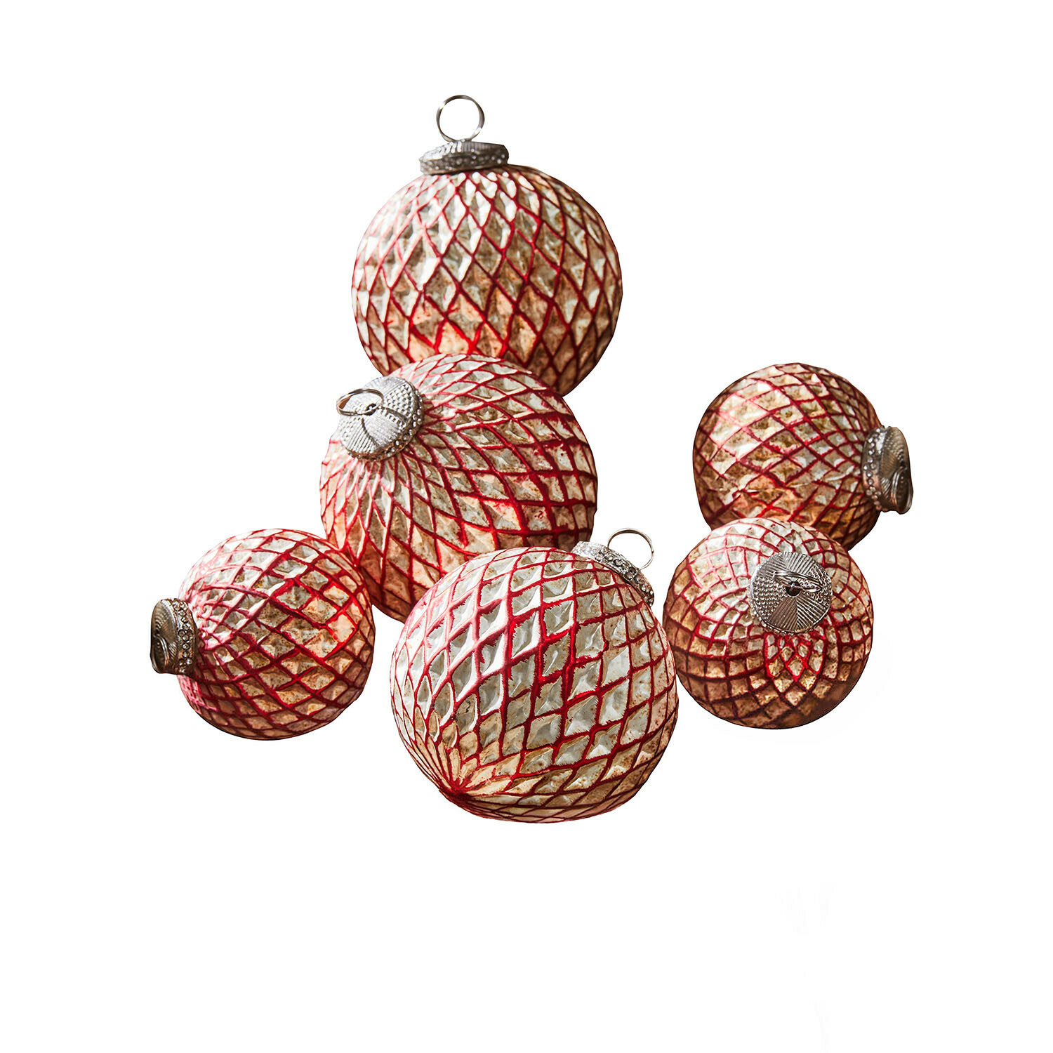 Weihnachtskugeln 6er Set Aleviah