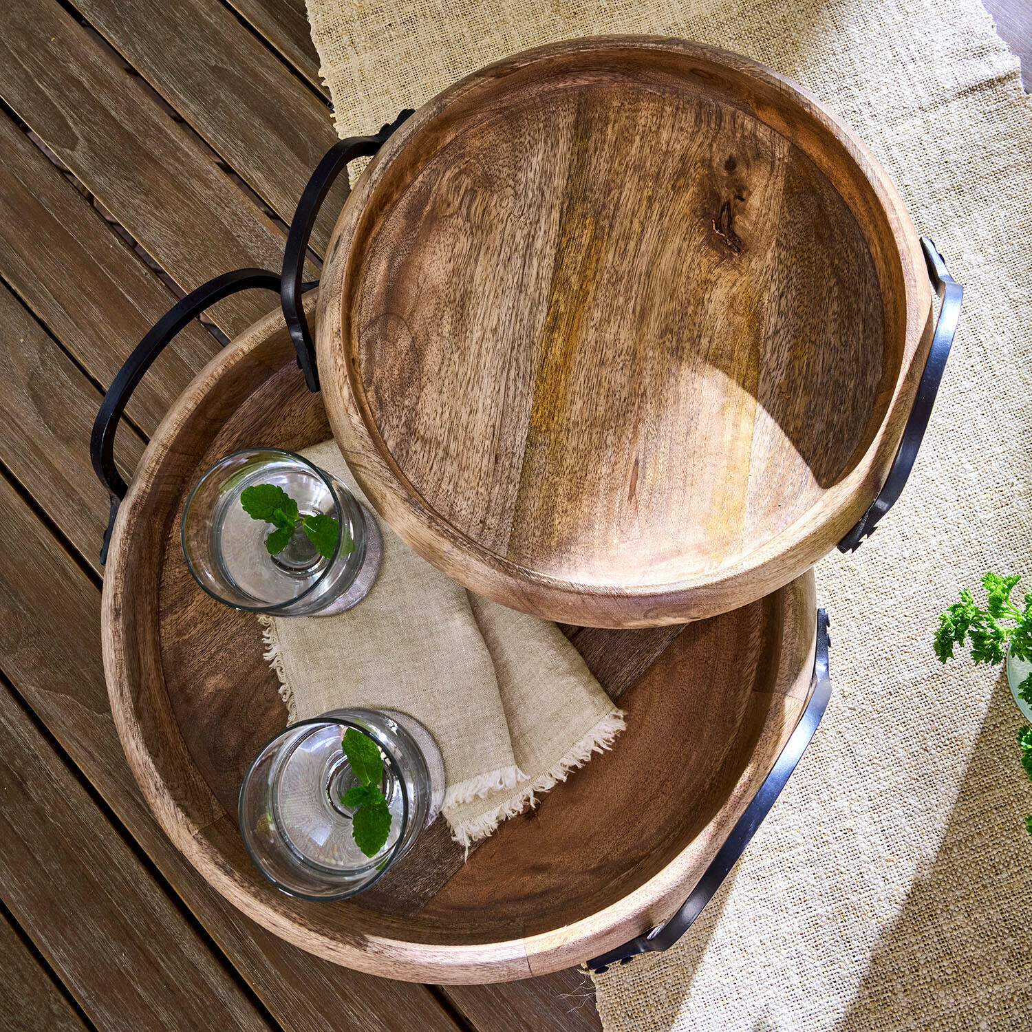 Tablett 2er Set Arémont