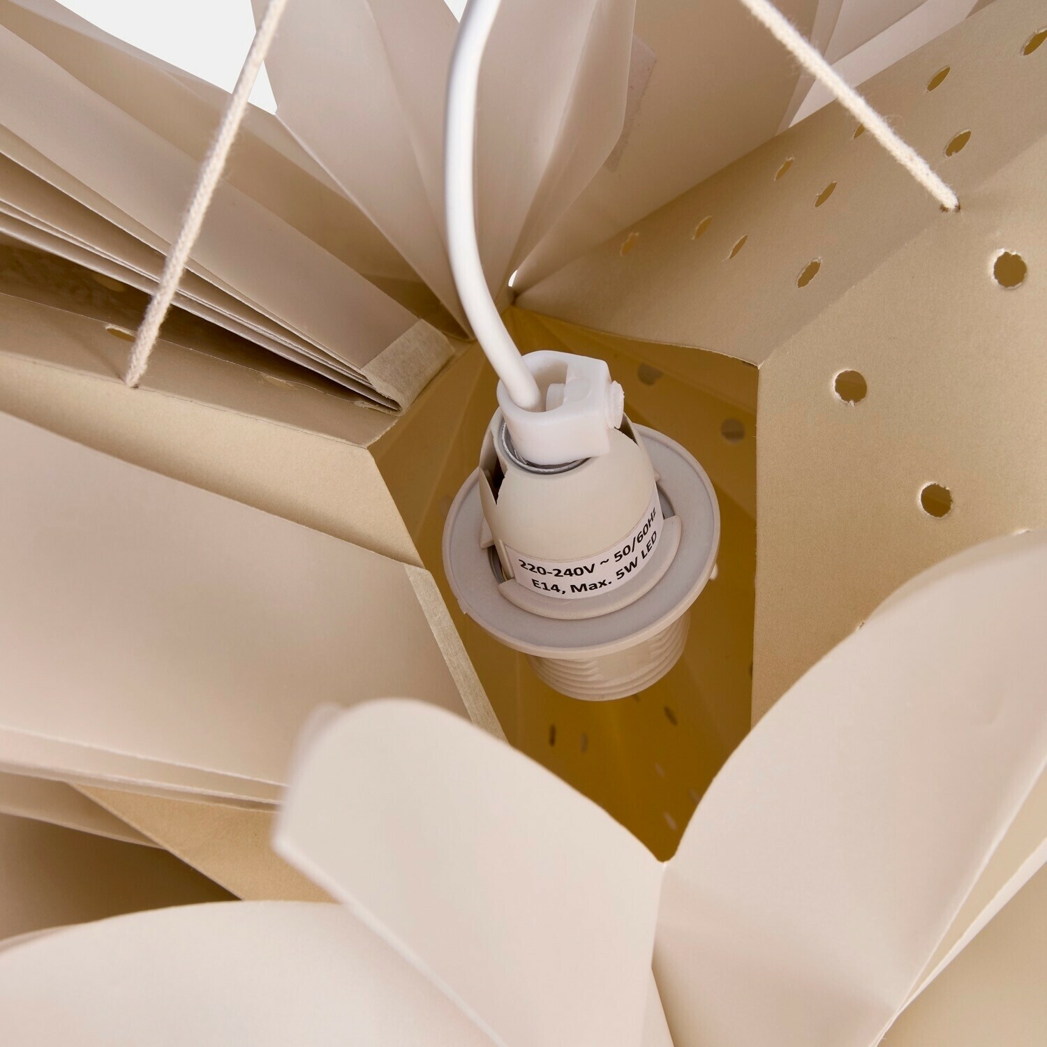 Leucht-Papierstern Serelunea