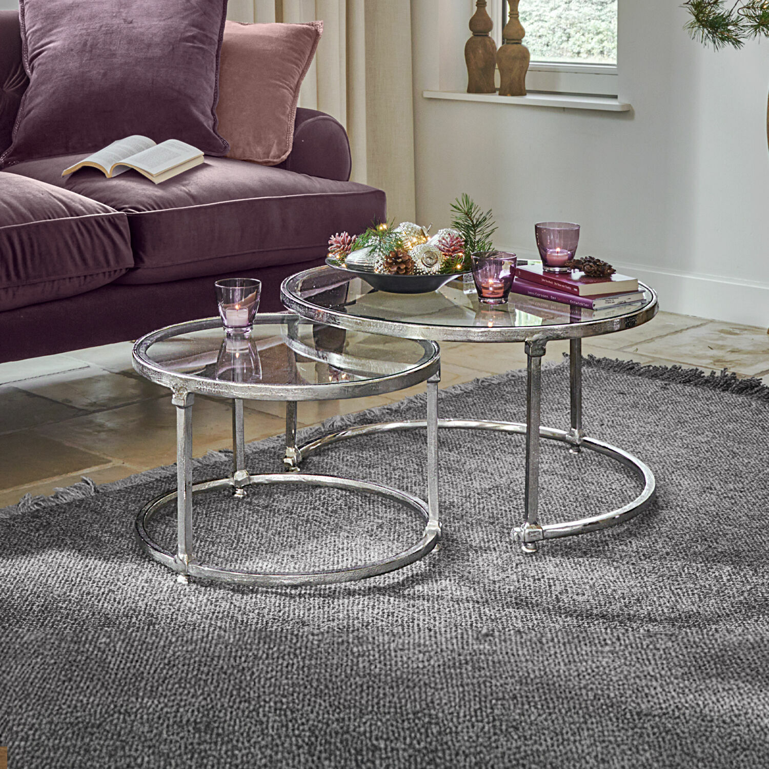 Lot de 2 tables basses Kabala Lot de 2 tables basses Kabala