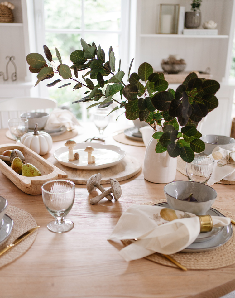 Herbstliches Esszimmer