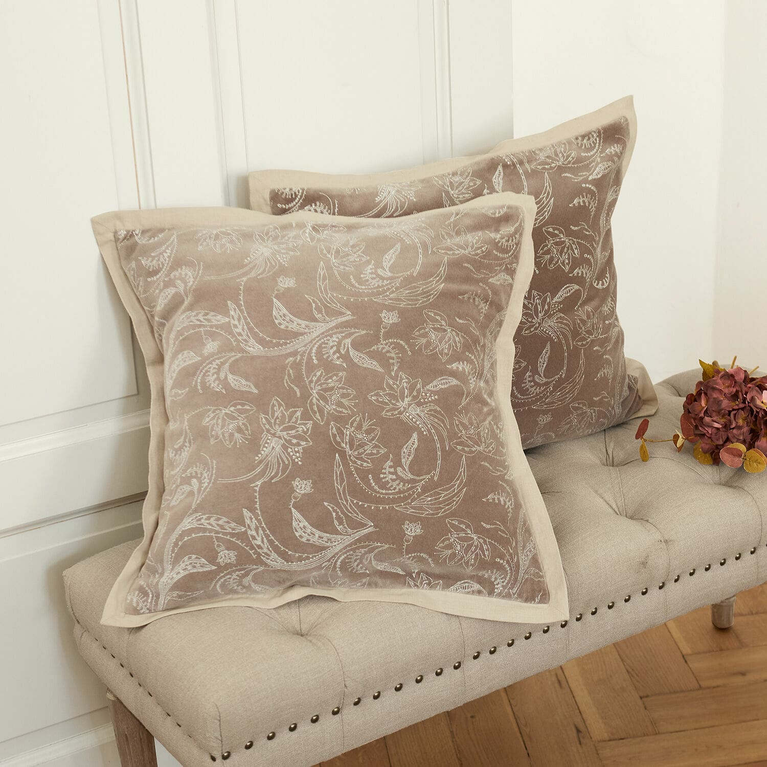 Lot de 2 housses de coussins Olicianne Lot de 2 housses de coussins Olicianne
