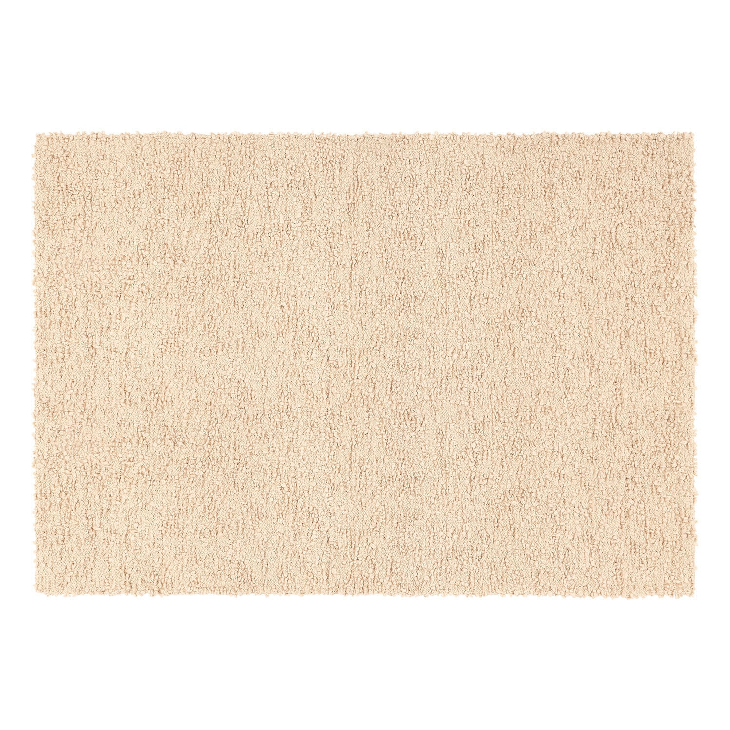Teppich Wodaha Beigefarbener Teppich aus weichem Material mit flauschiger Struktur für gemütliche Räume