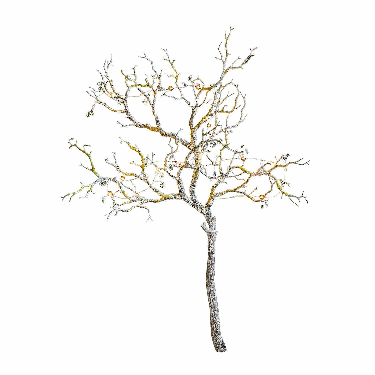 Deko-Zweig Orélie Dekorativer Baum aus Metallzweigen in natürlicher Farbe für Innen- und Außenbereich