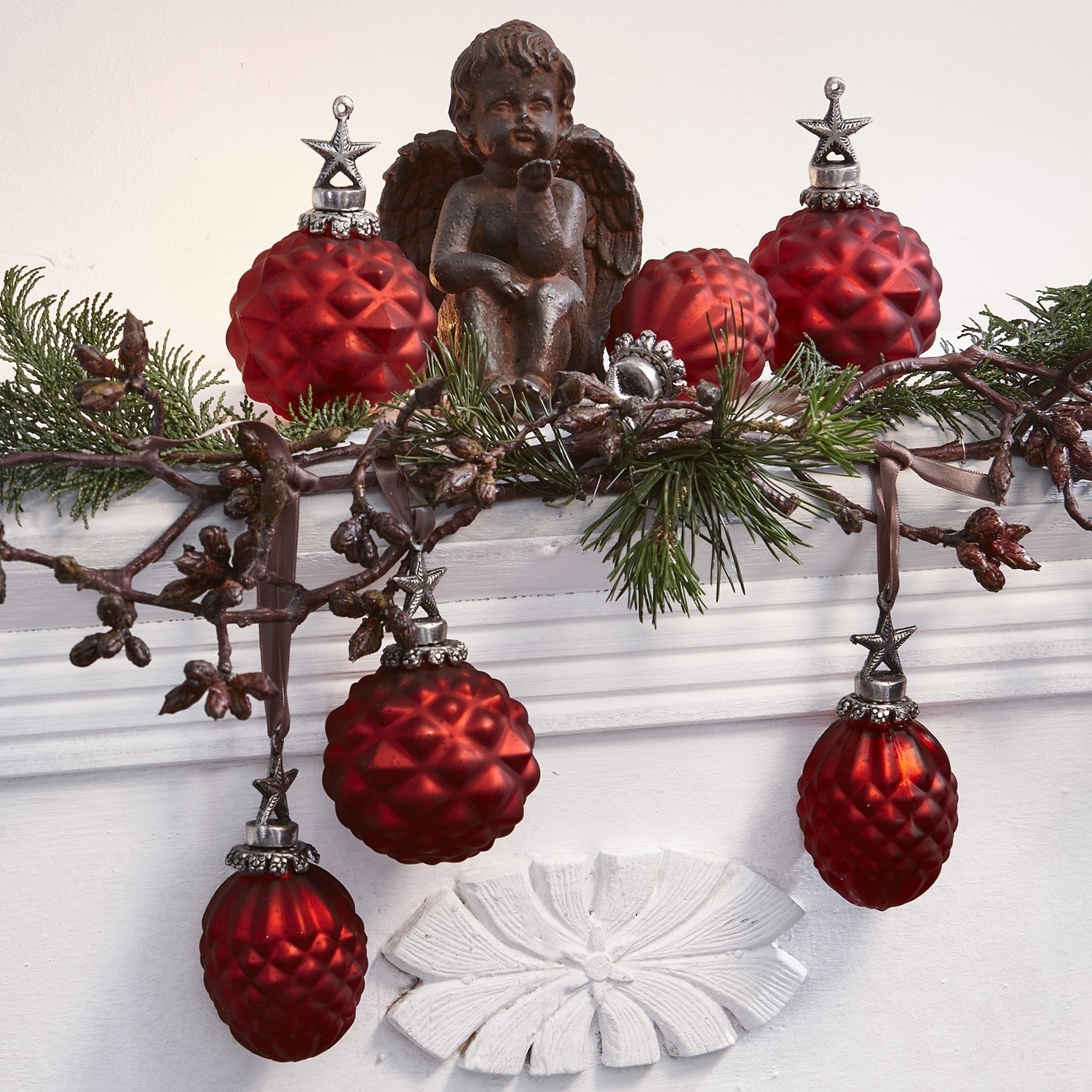Weihnachtsschmuck 6er Set Angelique