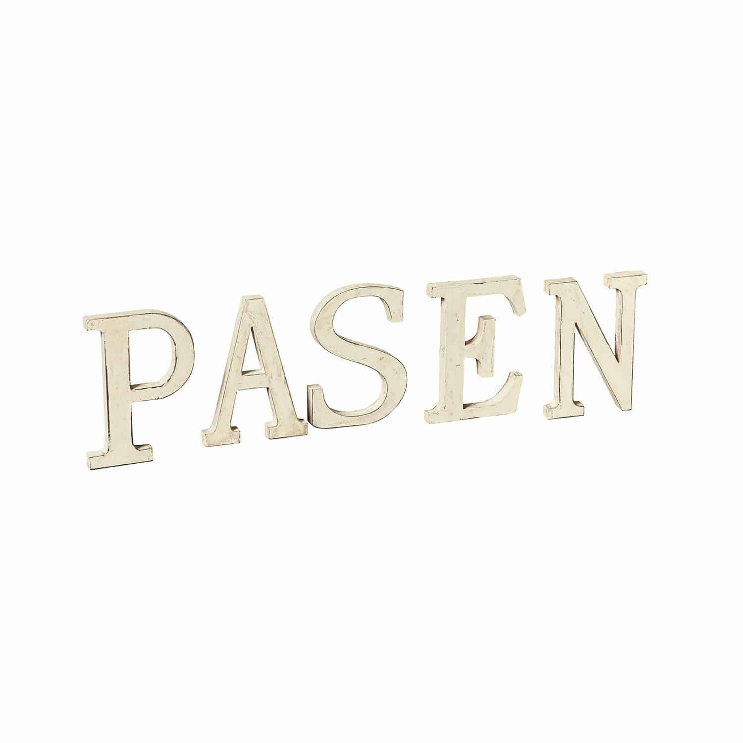 Deko-Buchstaben PASEN