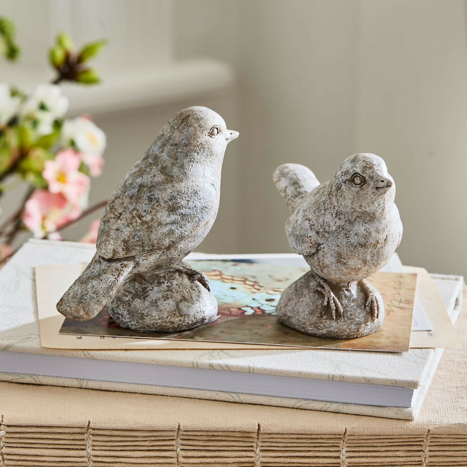 Deko-Vogel 2er Set Corviano