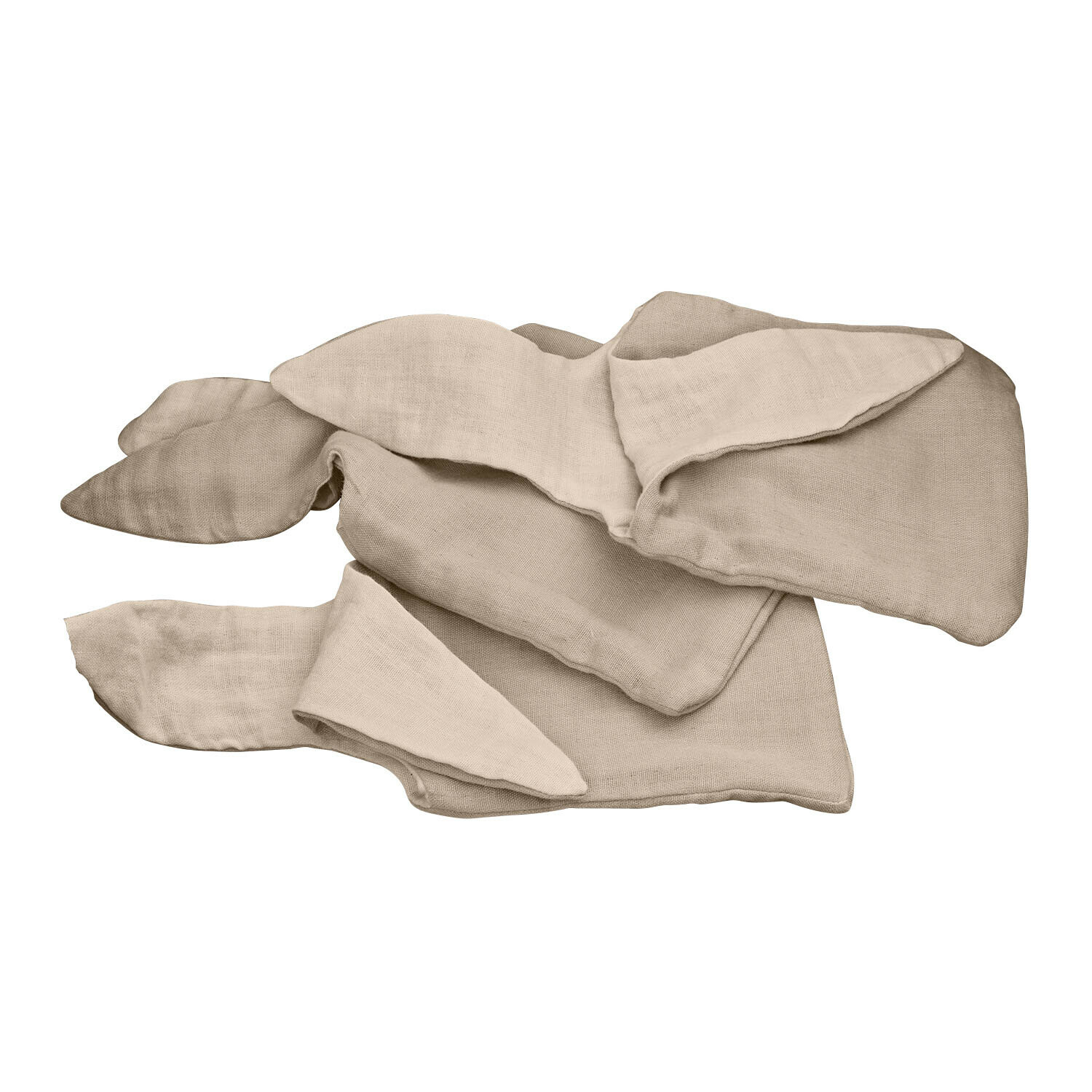 Säckchen 3er Set Snugglewood Beiger Schal aus weichem Leinen, natürlicher Stoff und stilvolles Accessoire für kühle Tage