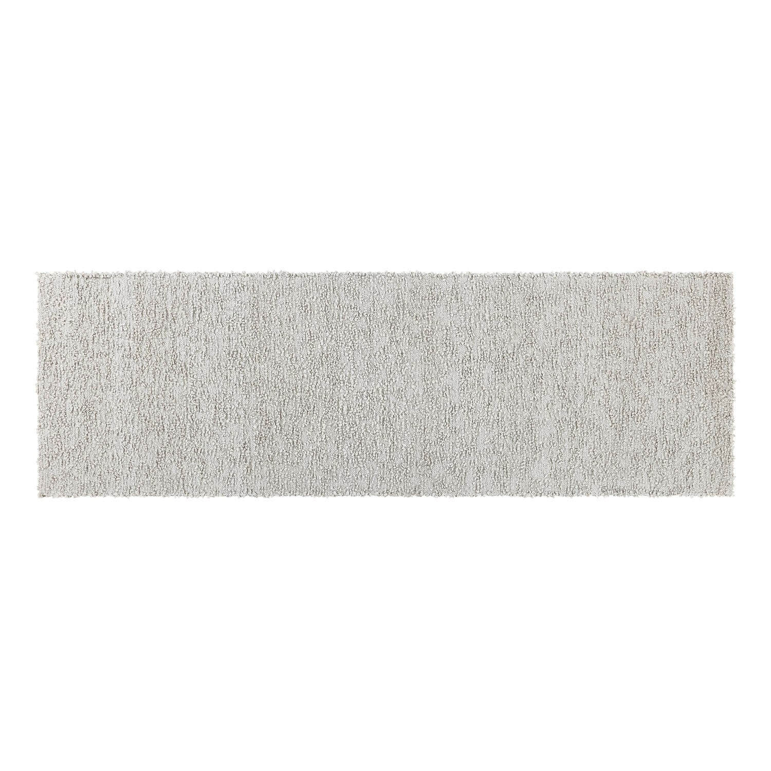 hellgrau Hellgrauer Läufer Kaleema mit weicher Textur, ideal für moderne Wohnräume und Bodenbeläge