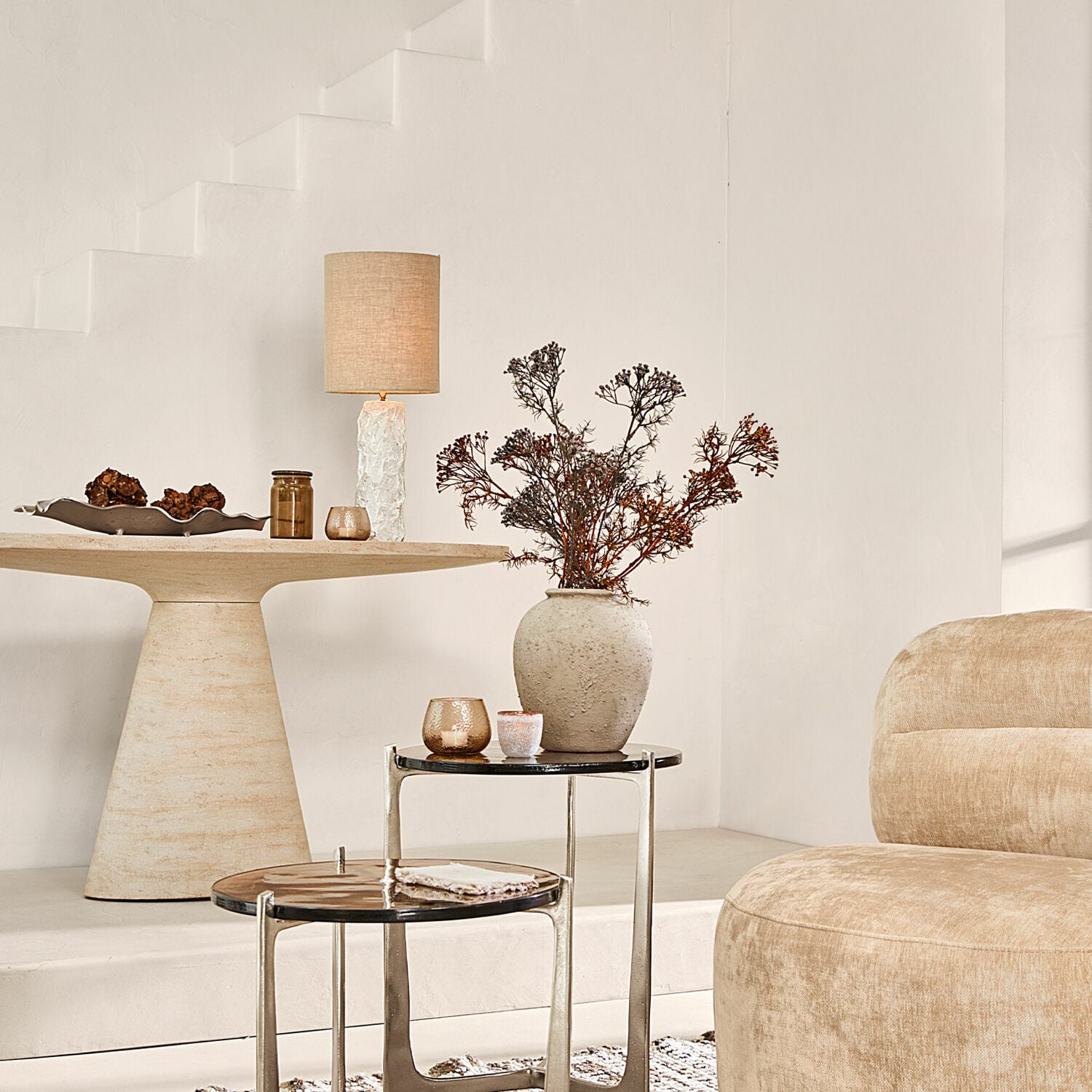 Deko-Blume 4er Set Jennings