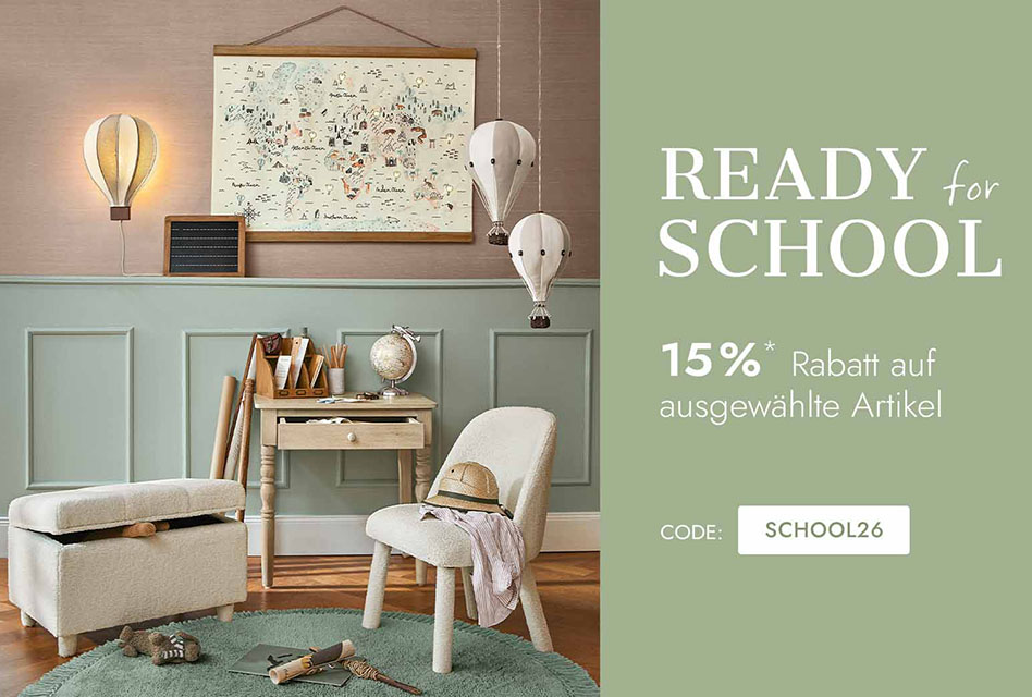 15 %* Rabatt auf ausgewählte Artikel
