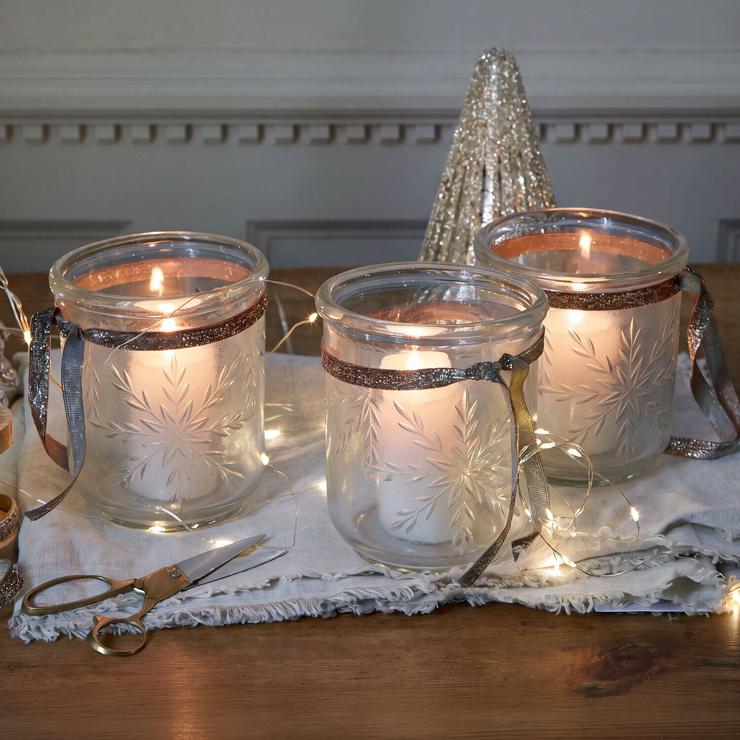 Windlicht 3er Set Selhild
