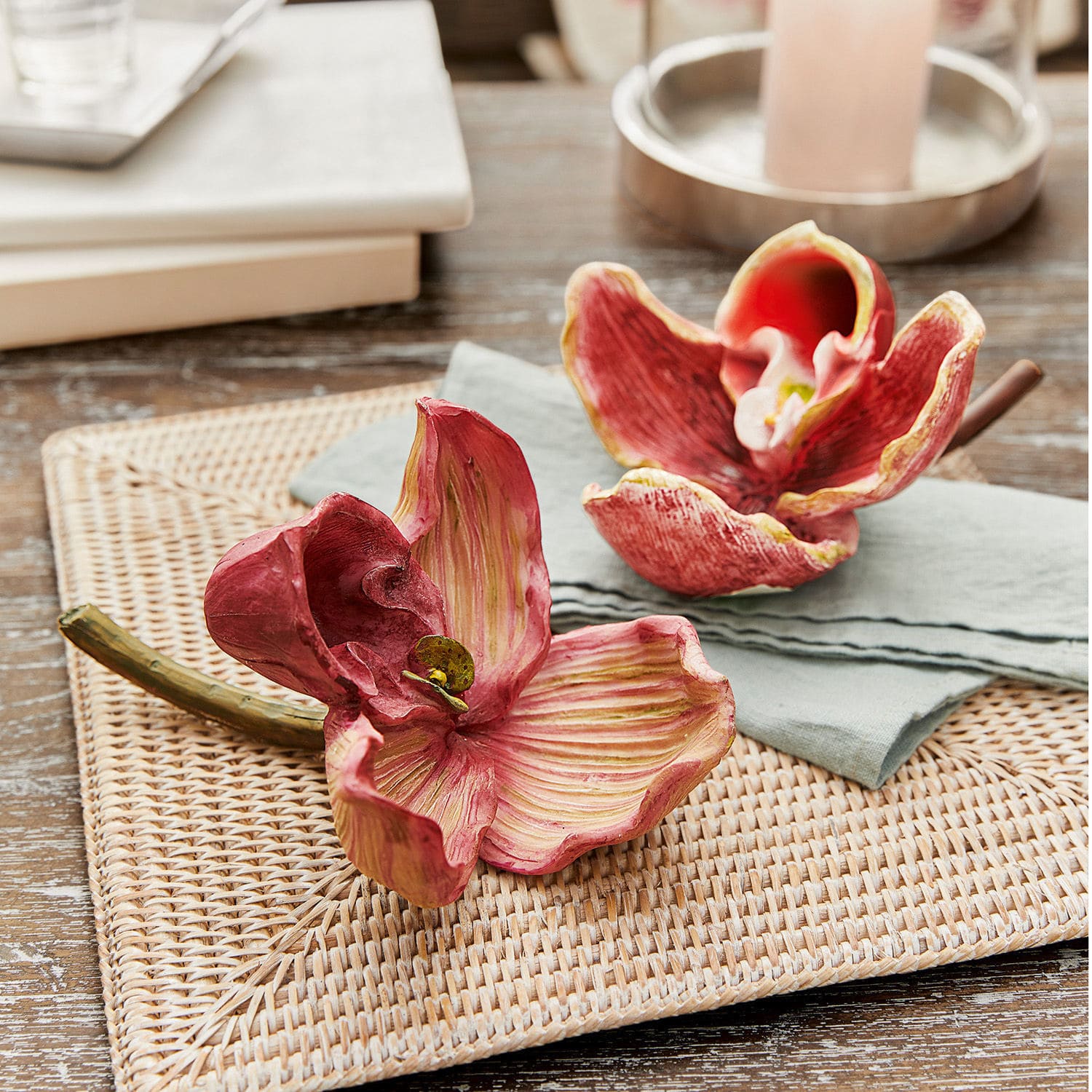 Dekoblume 2er Set Jasna
