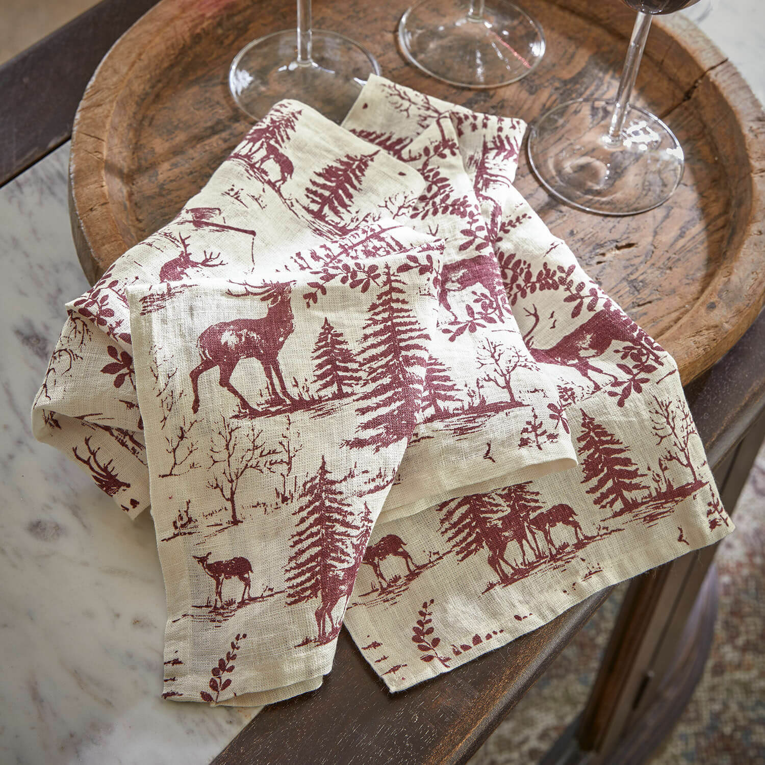 Serviette 4er Set Sundraen