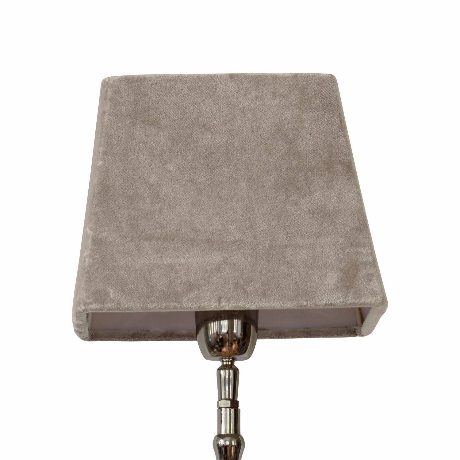 beige Beiger Lampenschirm Linderas aus weichem Stoff für Tischlampe, eleganter Wohnaccessoire