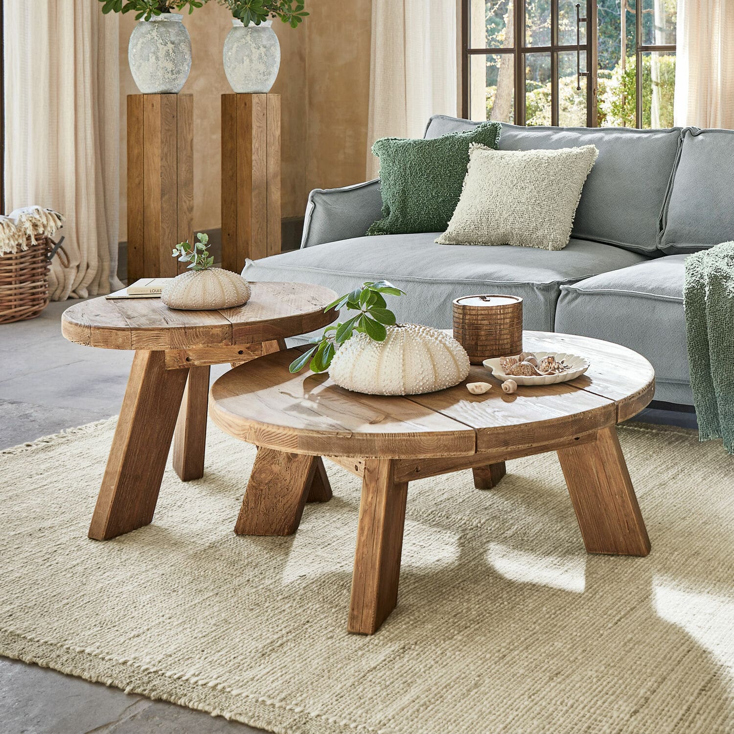 Lot de 2 tables d’appoint Oteley Lot de 2 tables d’appoint Oteley