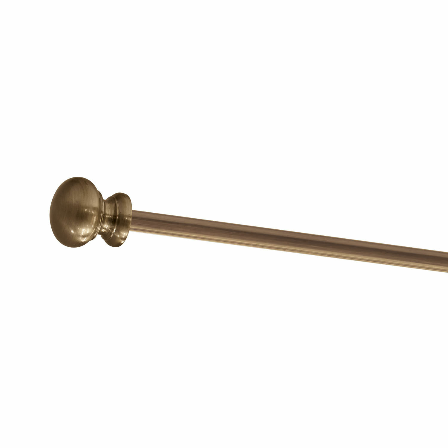 antikmessing Gardinenstange Henderson aus antikem Messing, schlichtes und elegantes Design für Fensterdekoration