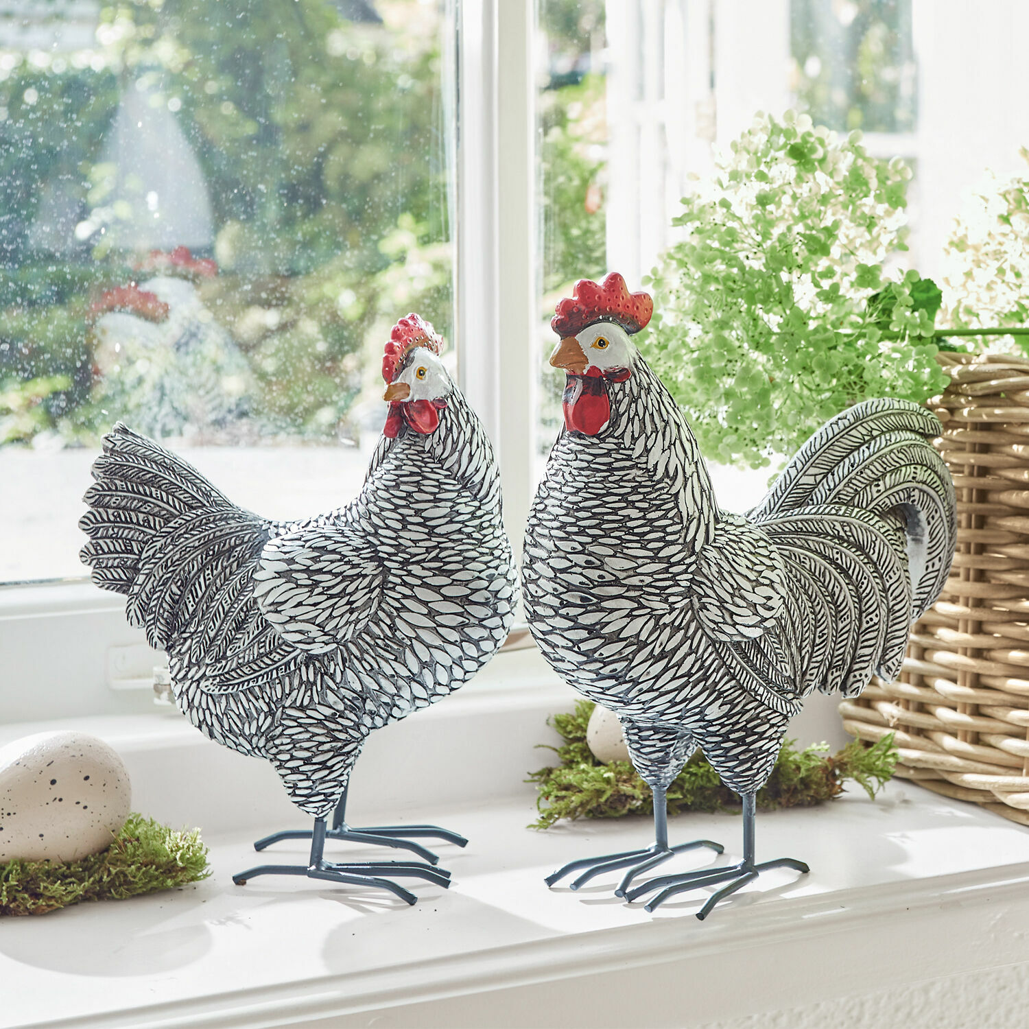 Deko-Huhn 2er Set Mannis Deko-Huhn 2er Set Mannis