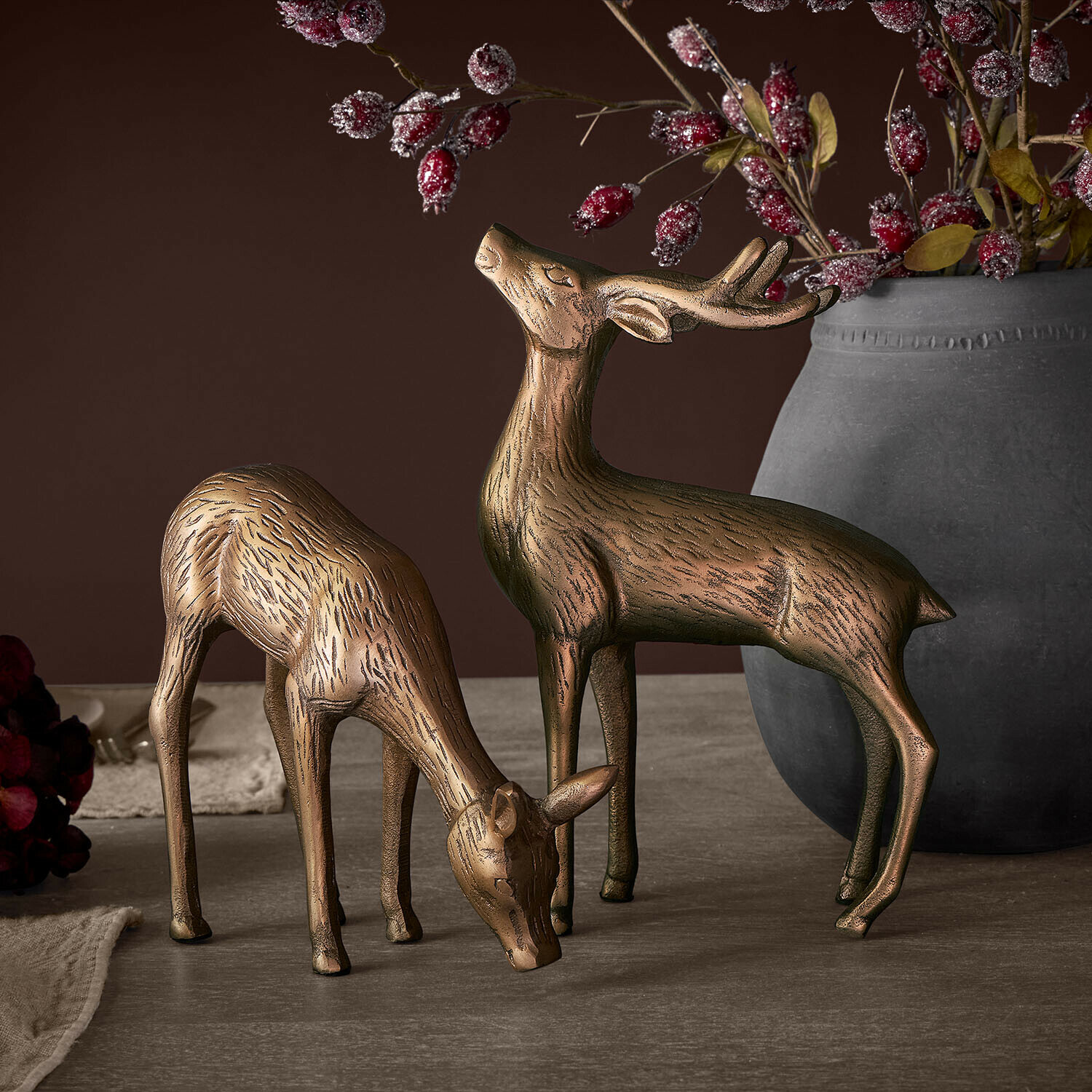 Deko-Hirsch 2er Set Grantmore