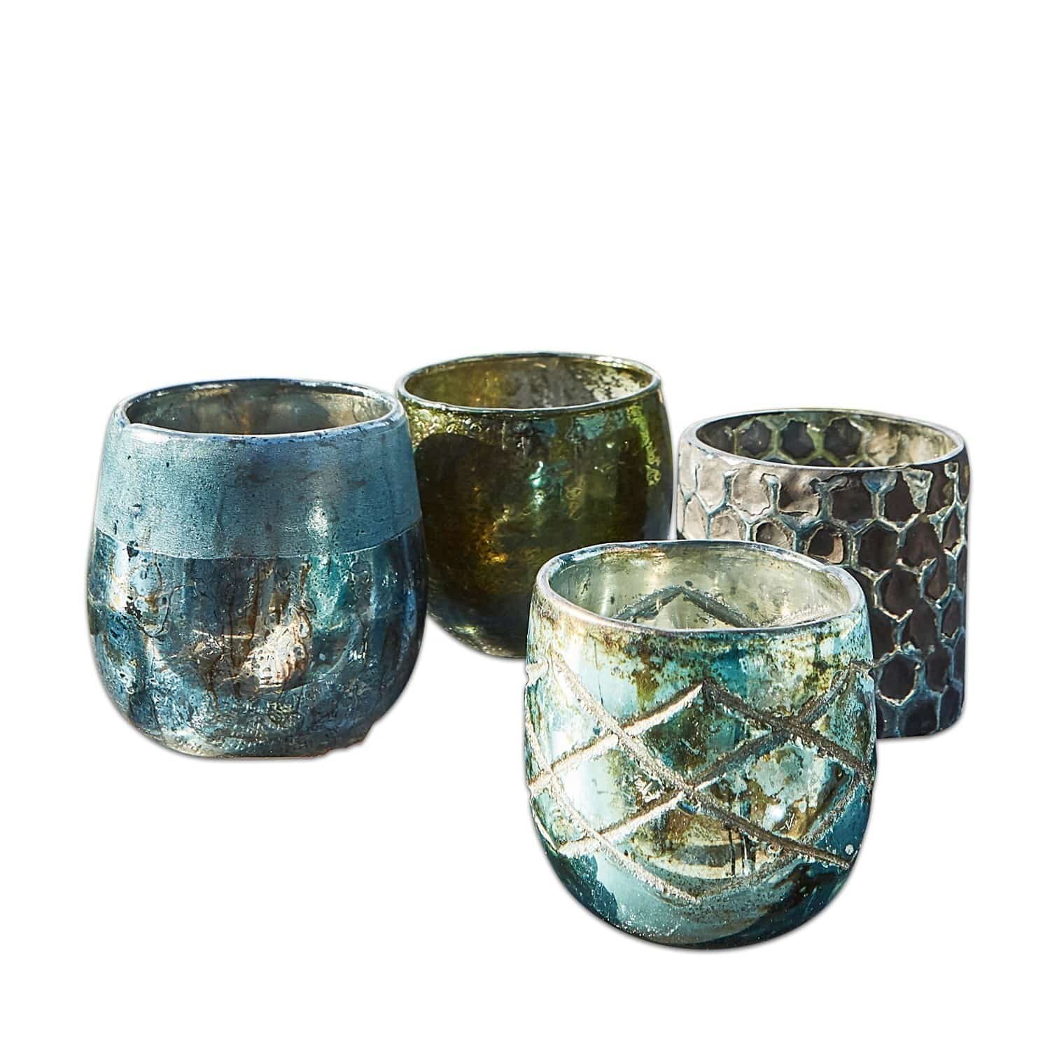Teelichthalter 4er Set Marine