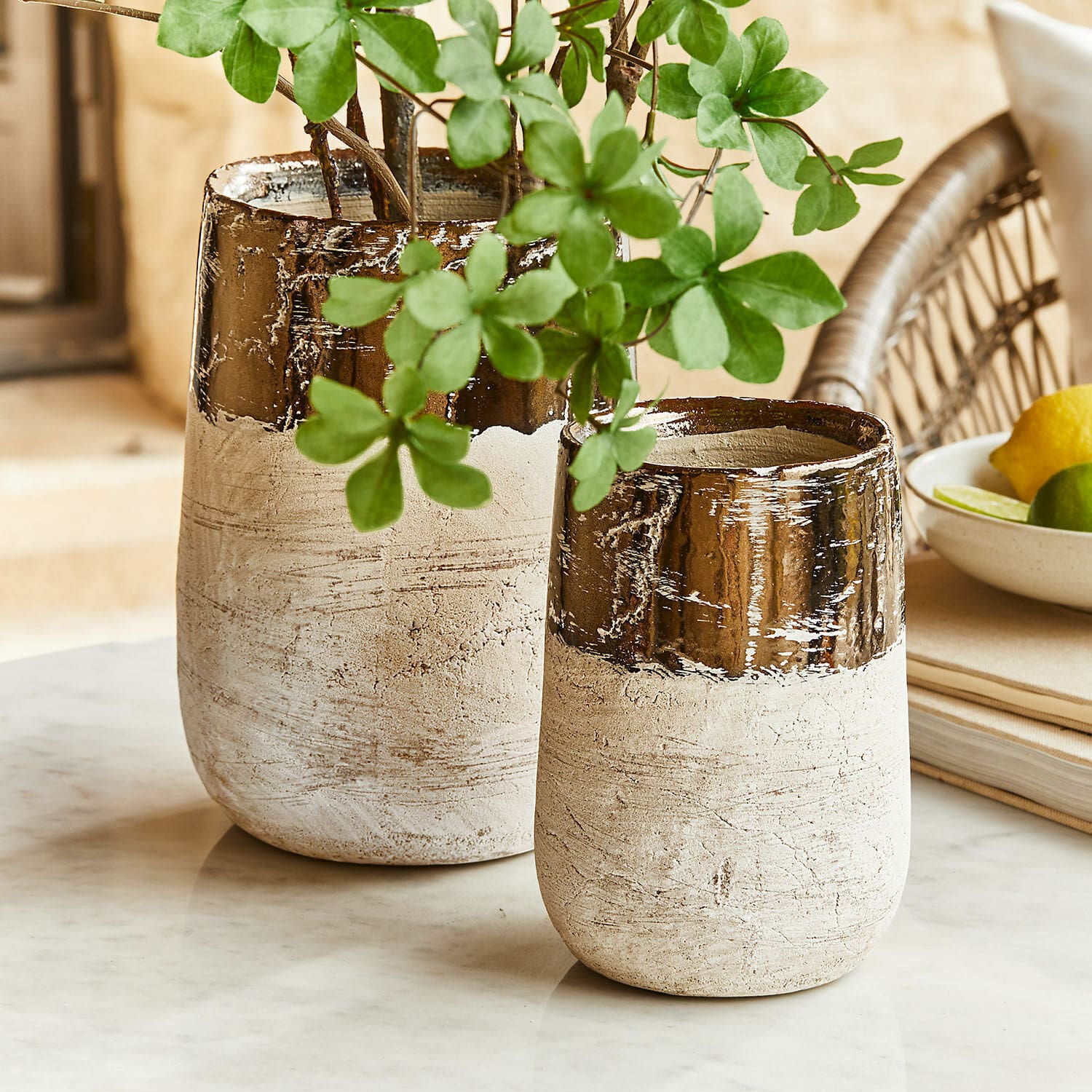 Lot de 2 vases Hafira Lot de 2 vases Hafira