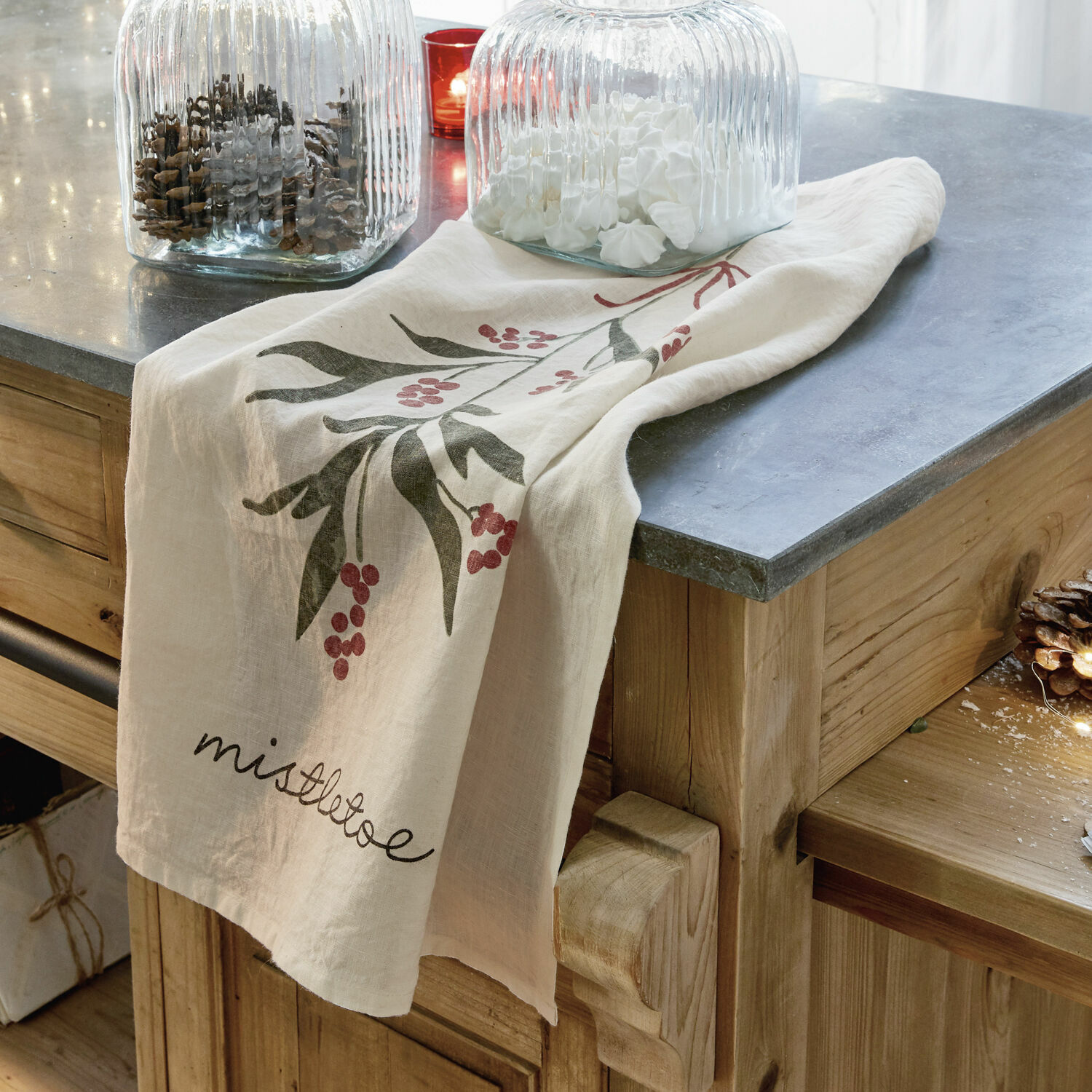 Geschirrtuch 2er Set Mistletoe