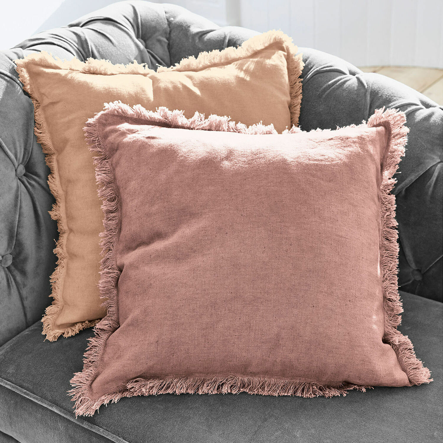 Lot de 2 housses de coussins Quebo Lot de 2 housses de coussins Quebo