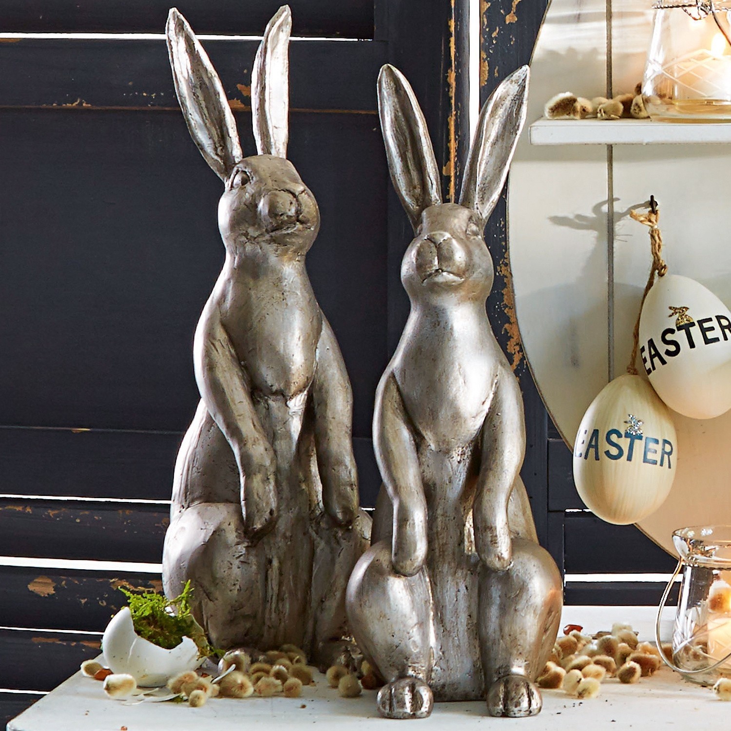 Deko-Hase 2er Set Peter & Paul
