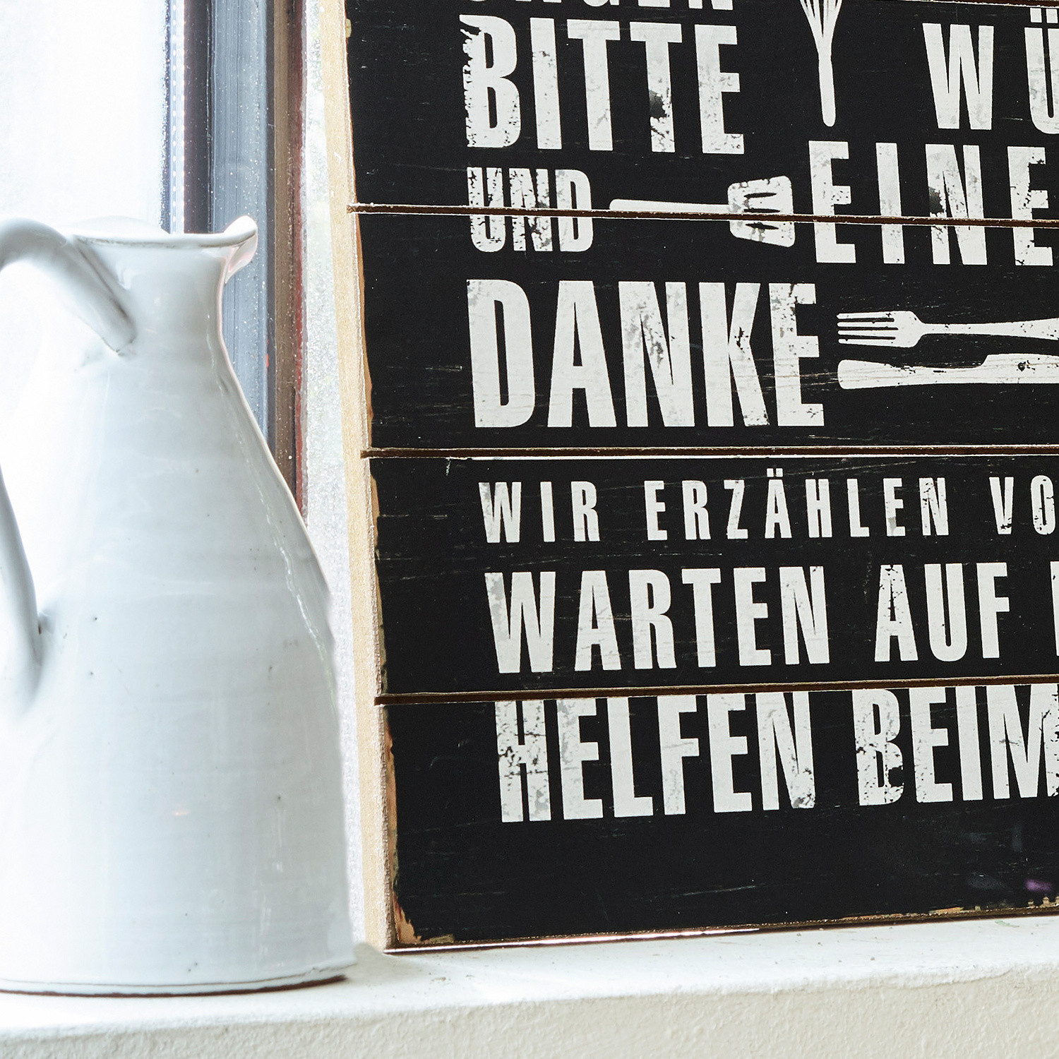 Dekoboard Küchenregeln