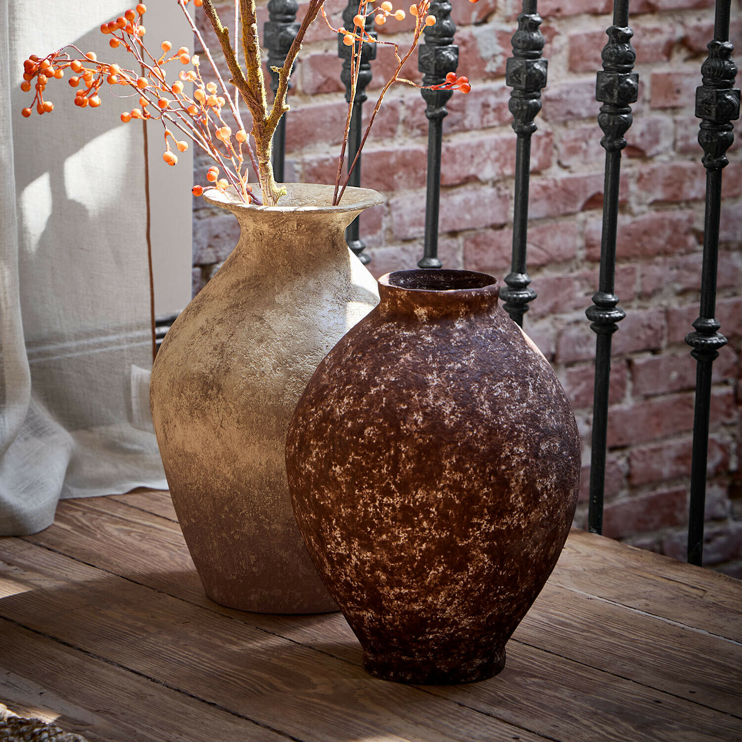 Deko-Vase 2er Set Geraard Deko-Vase 2er Set Geraard
