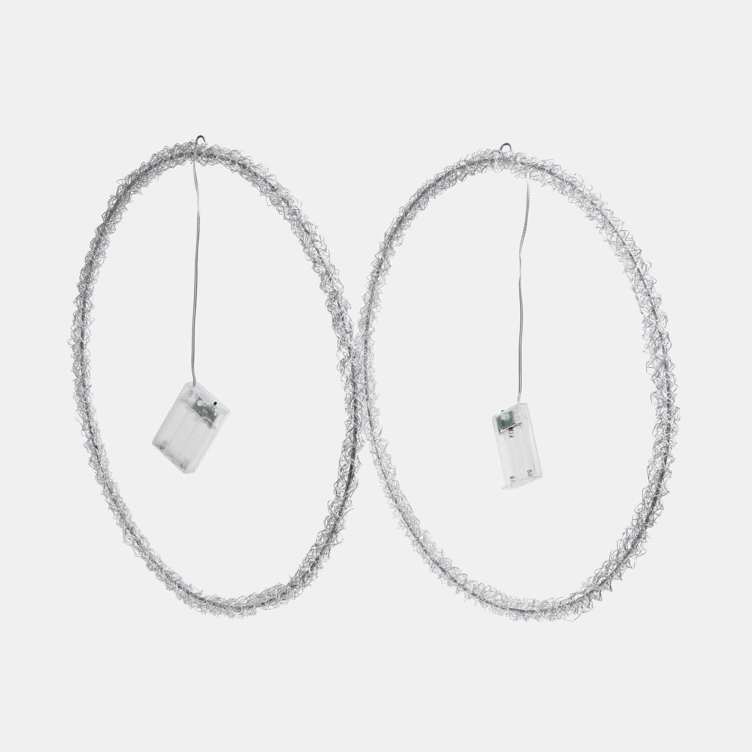 LED-Kranz 2er Set Elanari LED-Kranz 2er Set Elanari