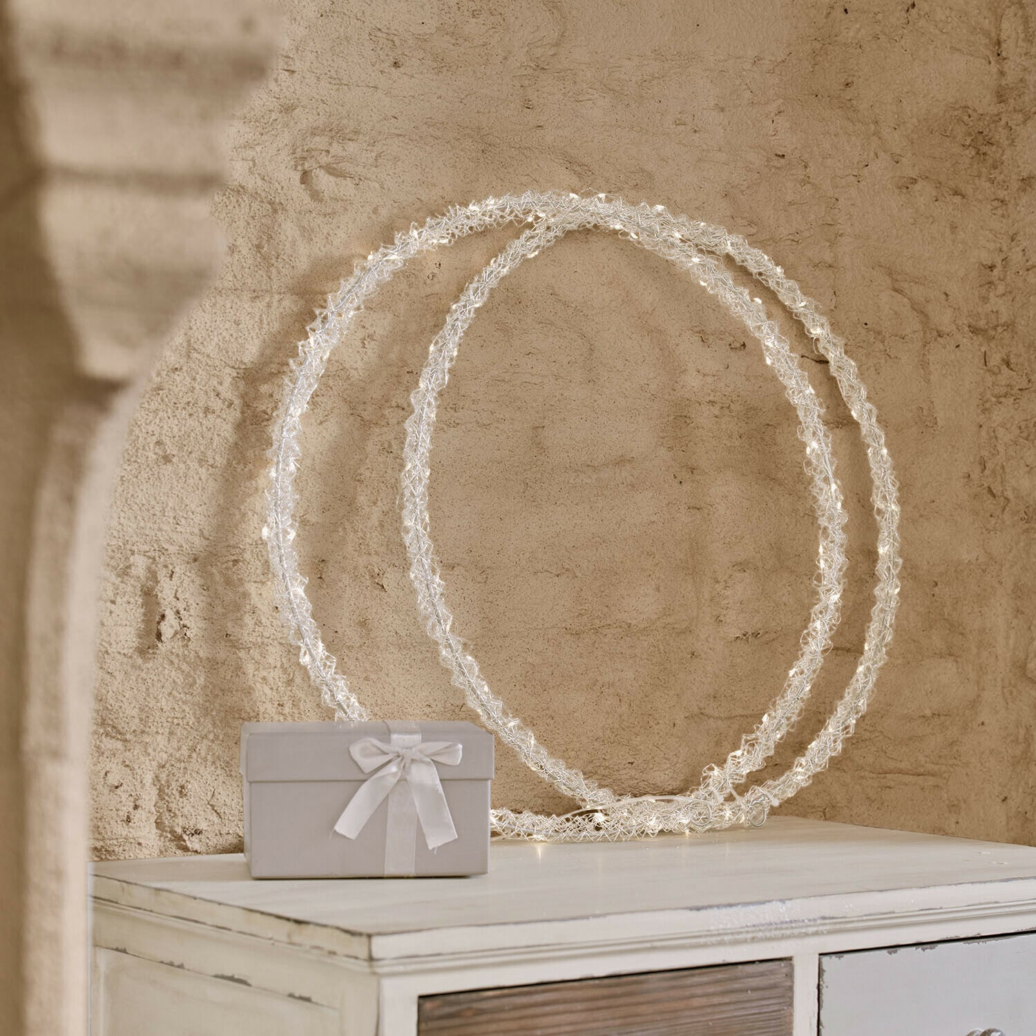 LED-Kranz 2er Set Elanari