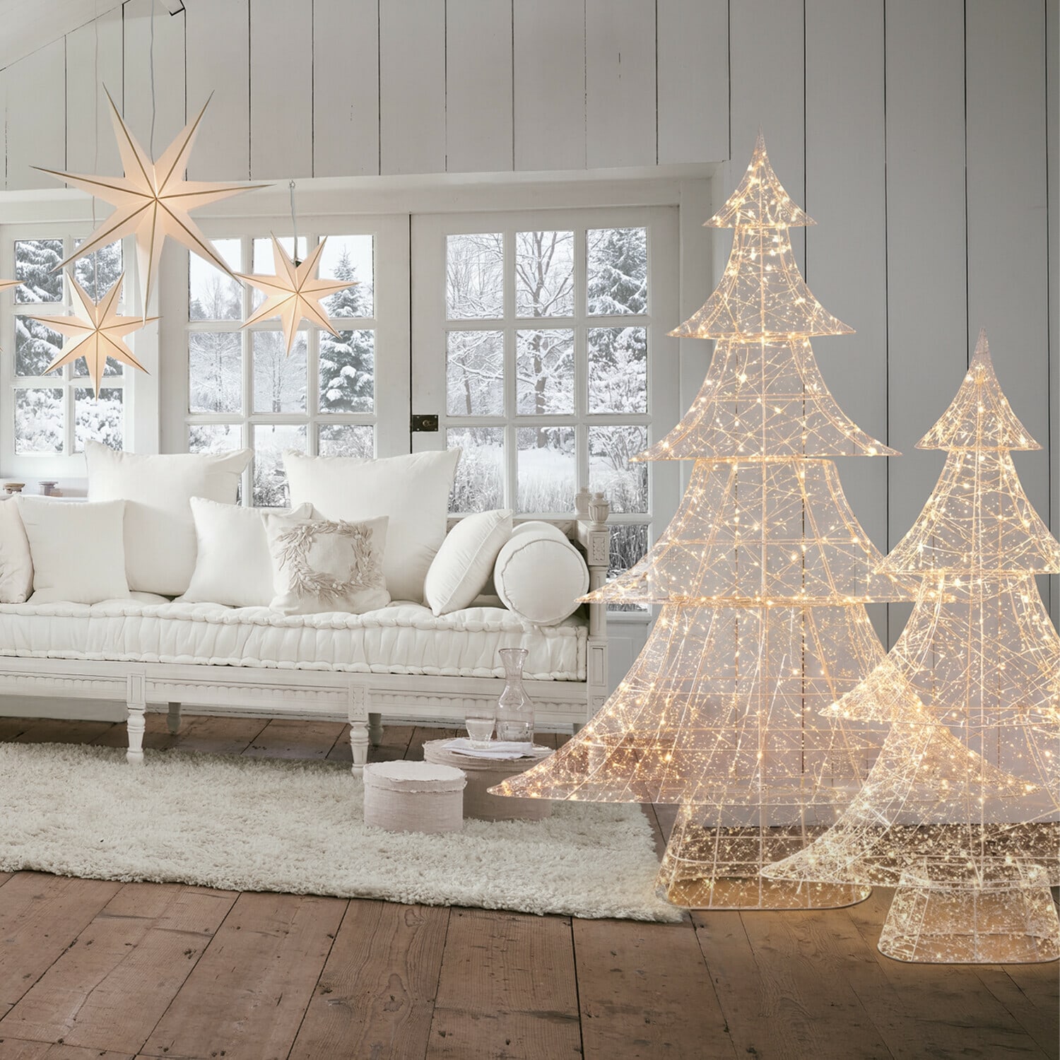 LED-Baum 2er Set Frosthem