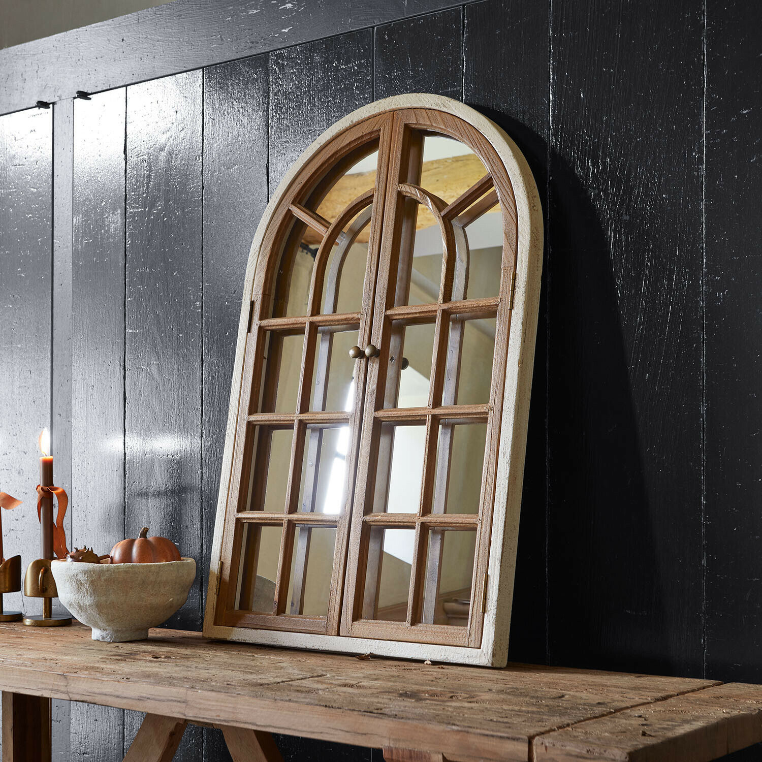 Deko-Fenster mit Spiegel Montévine