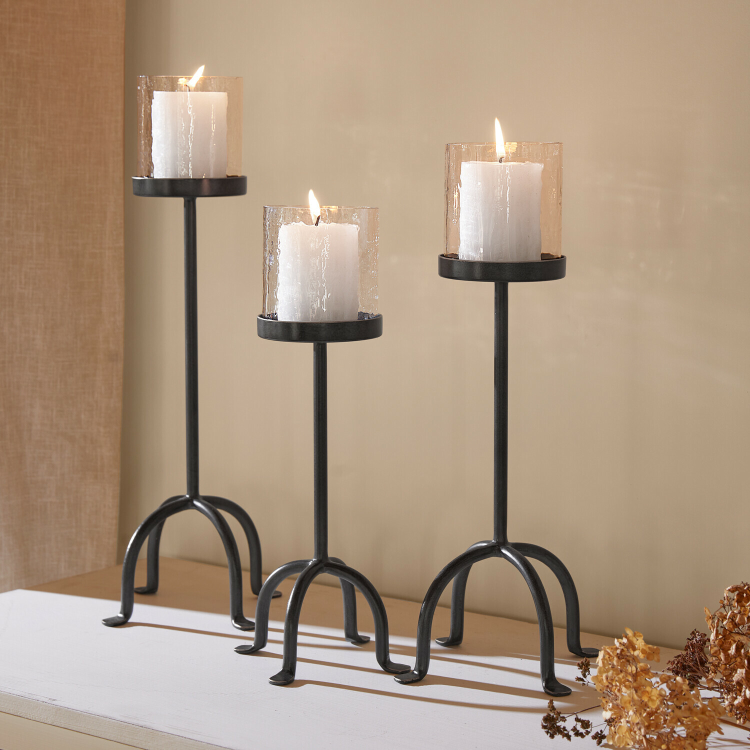 Kerzenständer 3er Set Tanbira