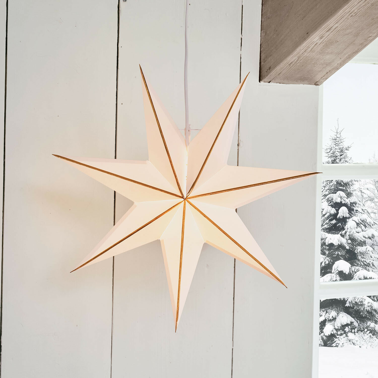 Leucht-Papierstern Stardomen