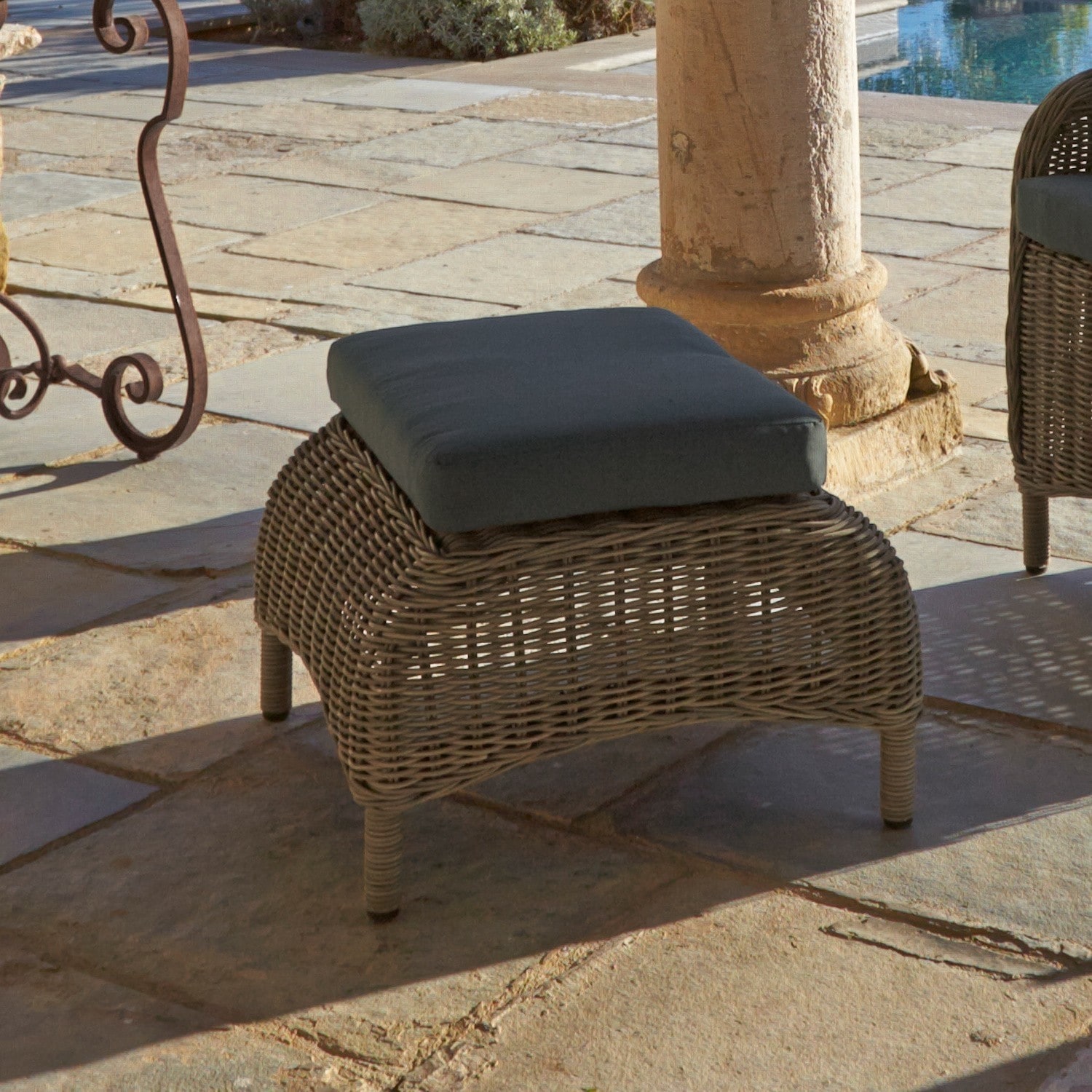 Sessel mit Hocker Fitchburg