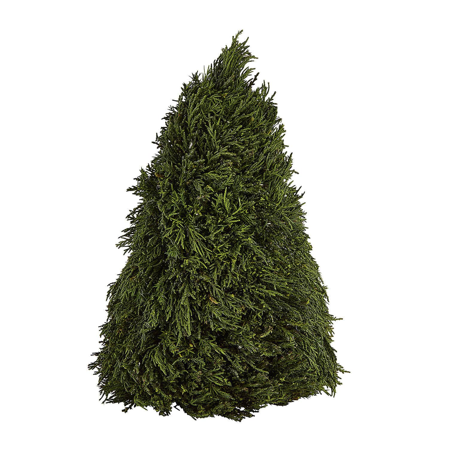 Deko-Baum Moran Künstlicher Tannenbaum in konischer Form aus grünem Material, Weihnachtsdekoration