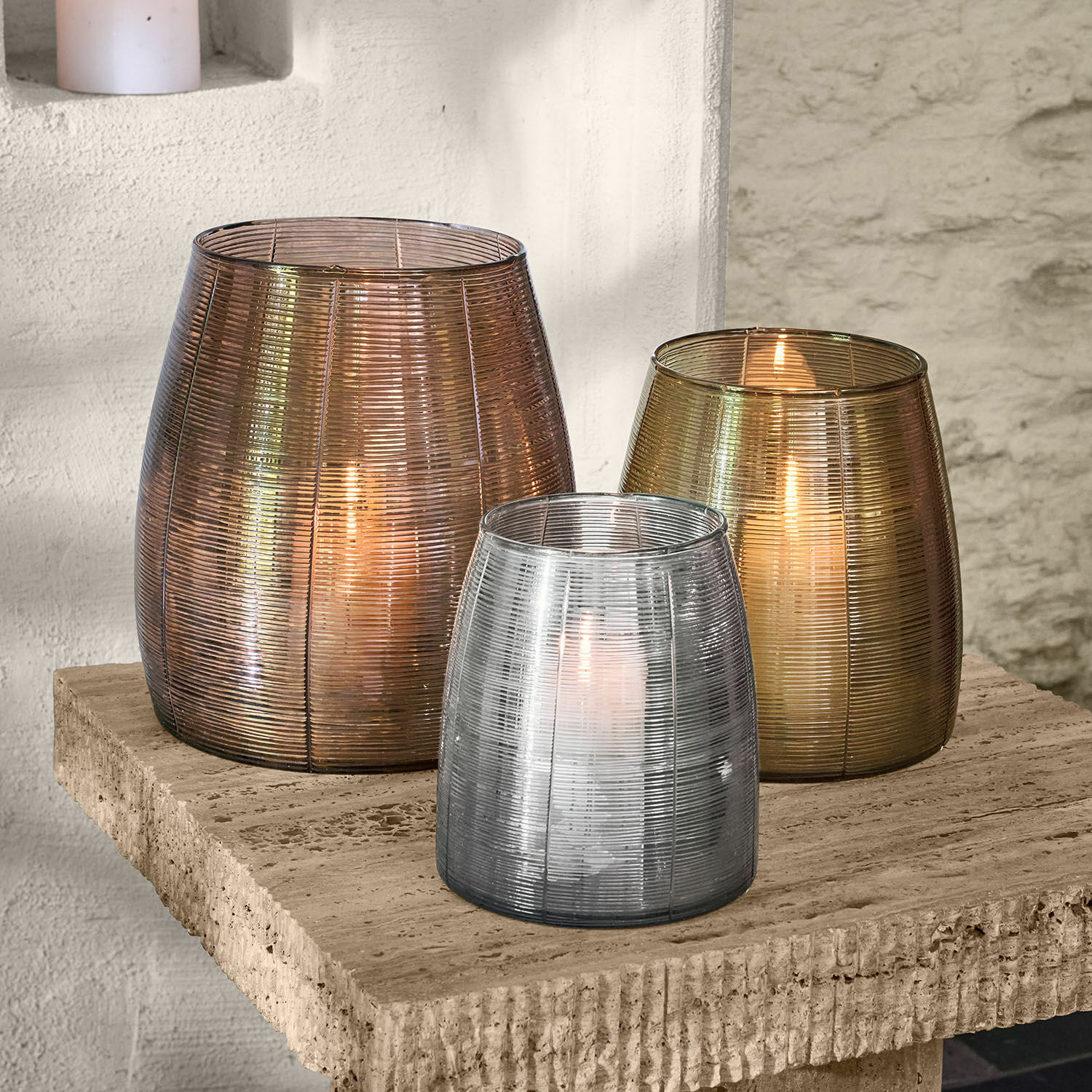 Windlicht 3er Set Uvenar