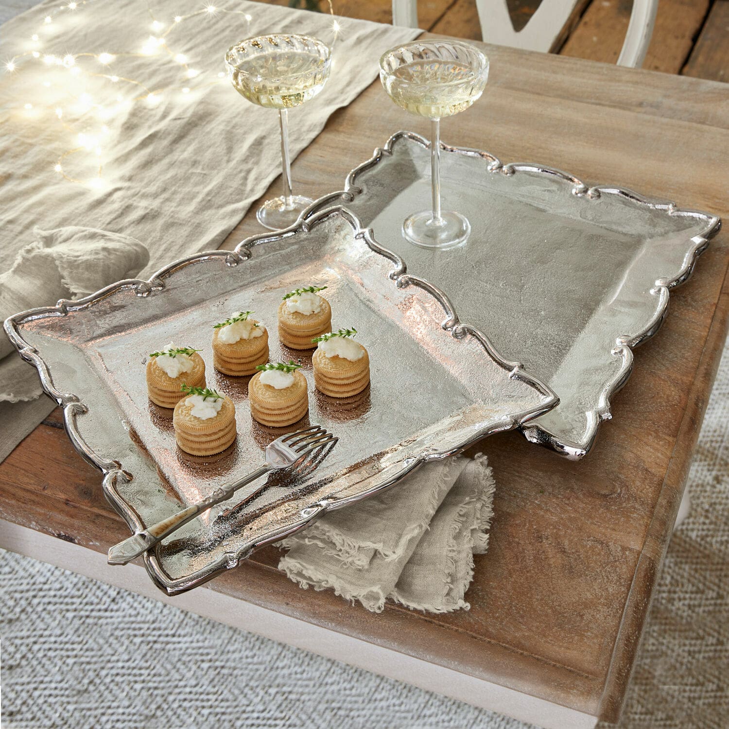 Lot de 2 plateaux Trevor Lot de 2 plateaux Trevor