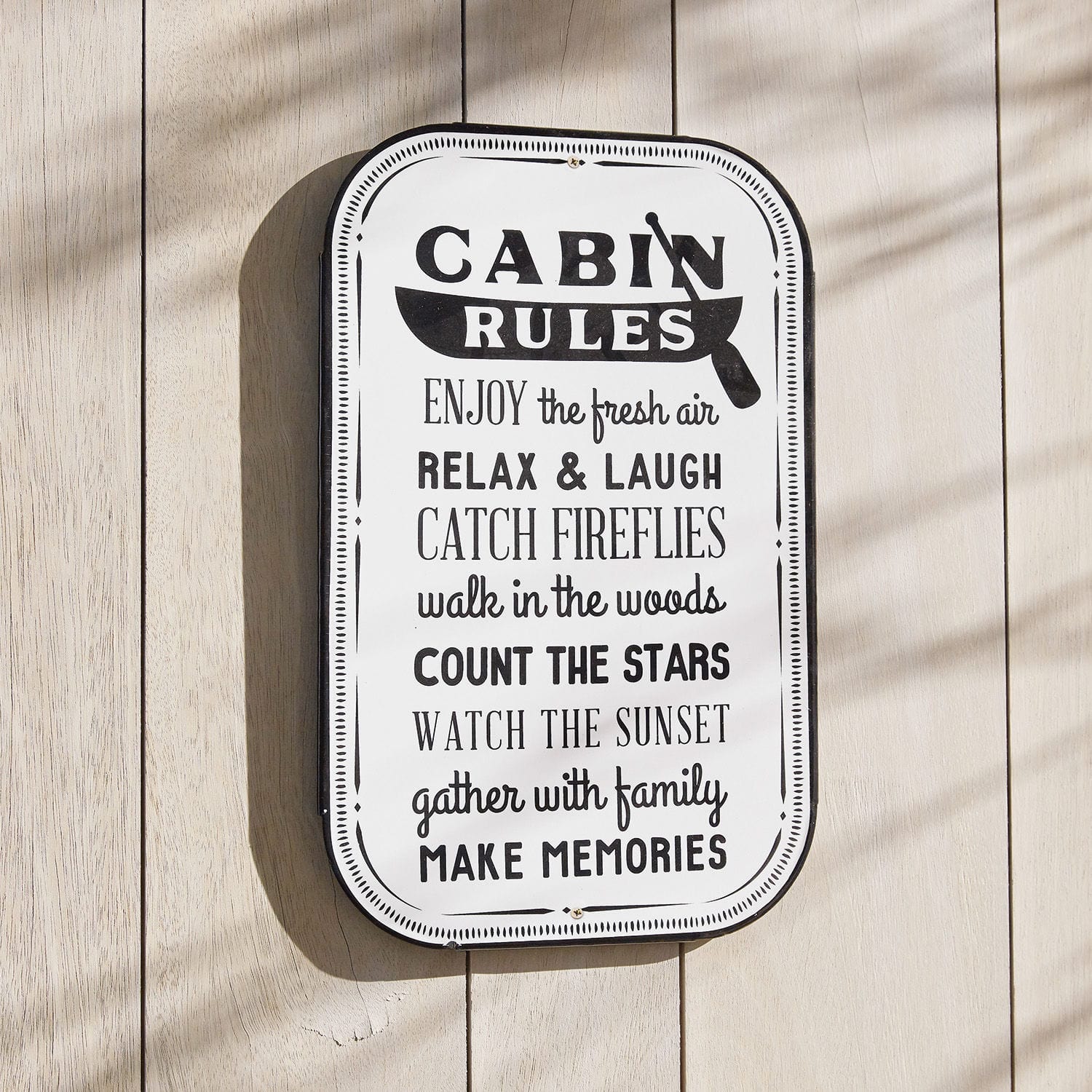 Deko-Schild Cabin